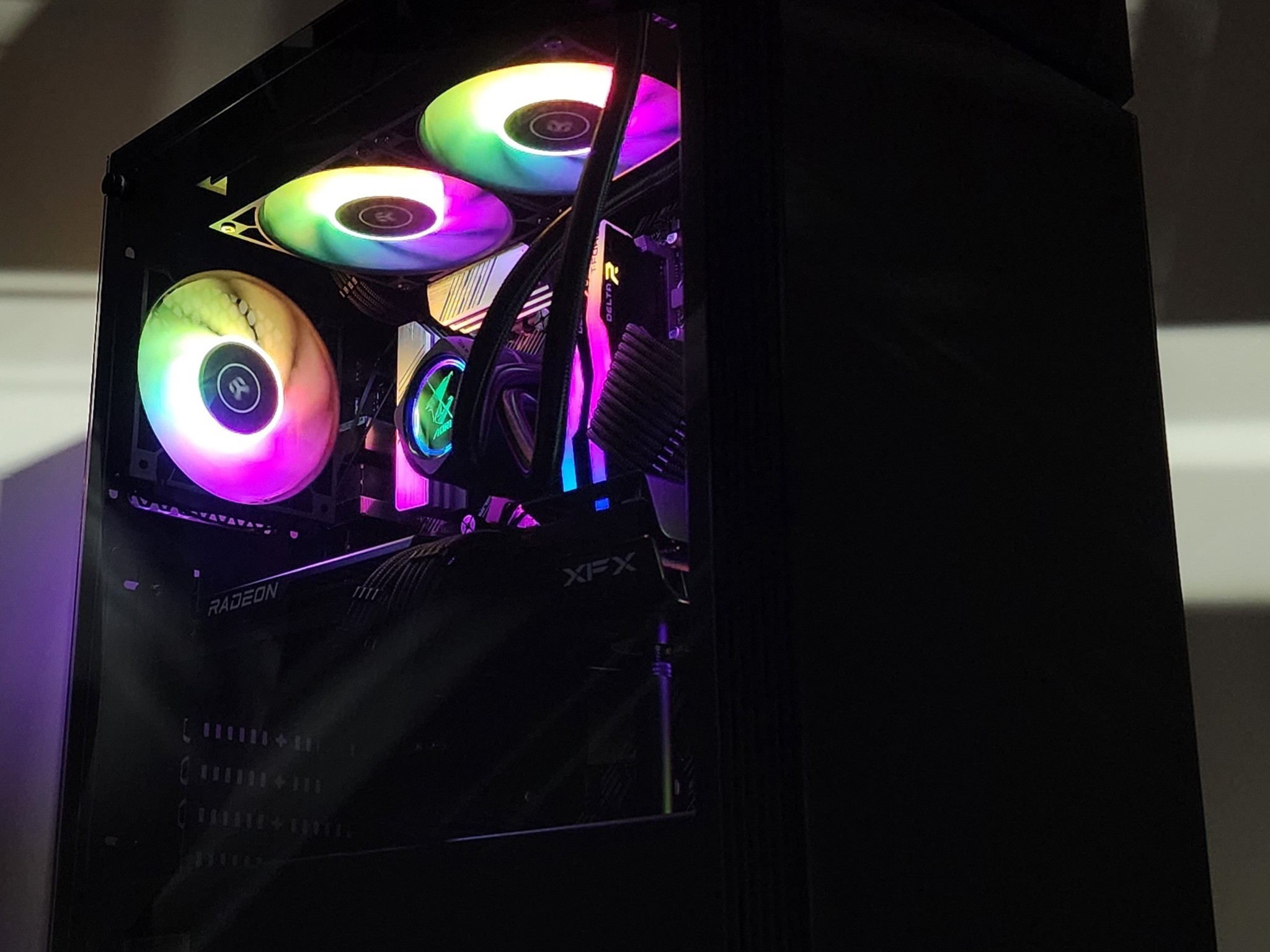 Gaming PC Ryzen 9 5950X 32GB RAM 1TB SSD RX 7800 XT 16GB Win11 Computer
