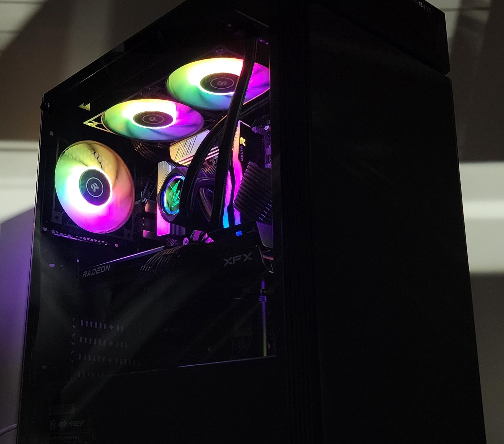 Gaming PC Ryzen 9 5950X 32GB RAM 1TB SSD RX 7800 XT 16GB Win11 Computer
