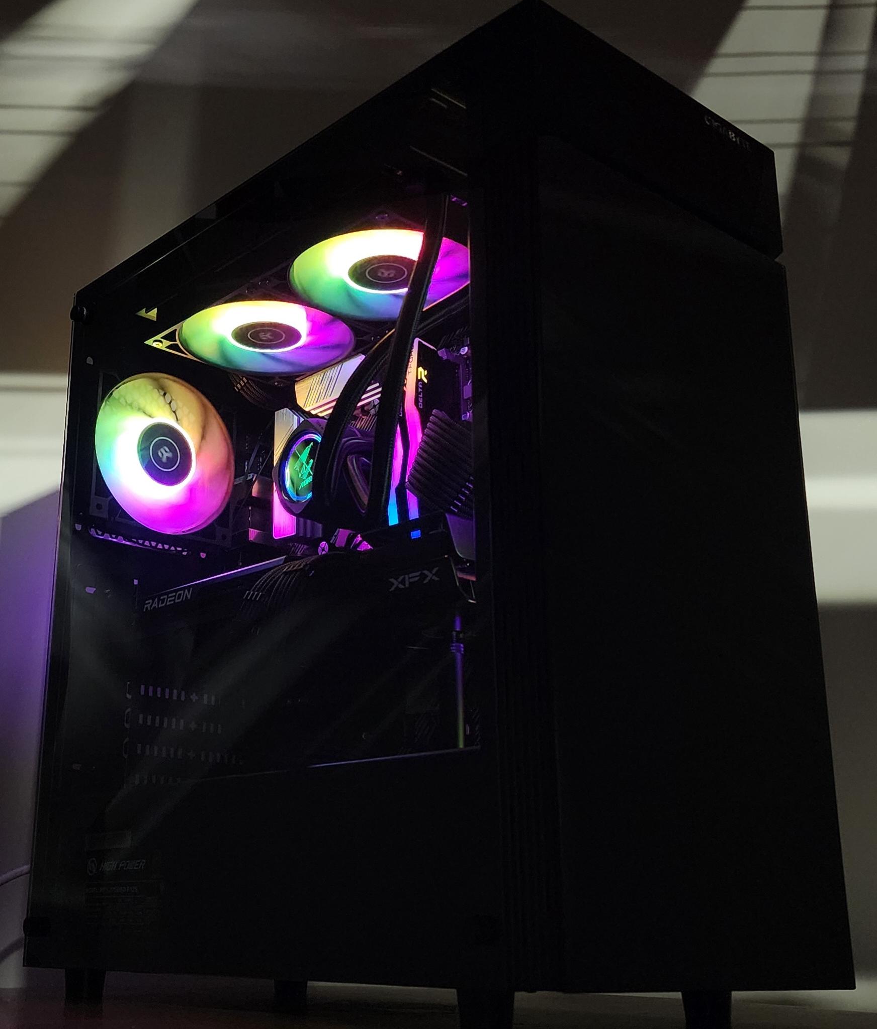 Gaming PC Ryzen 9 5950X 32GB RAM 1TB SSD RX 7800 XT 16GB Win11 Computer