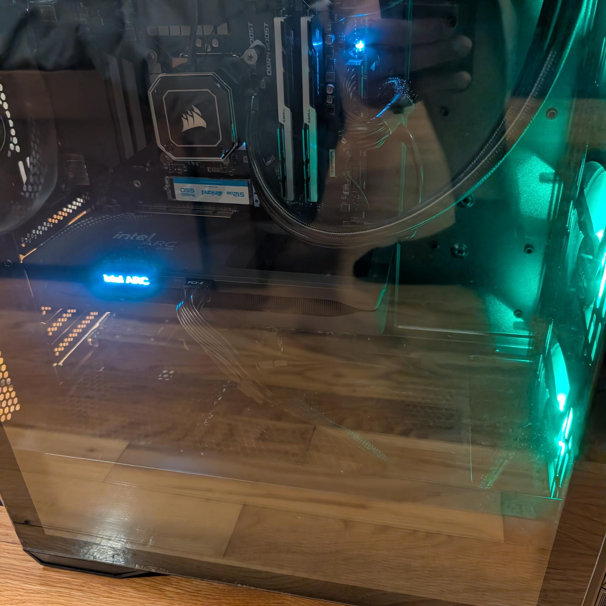 Intel Arc B580 Budget Gaming PC with i7-10700k