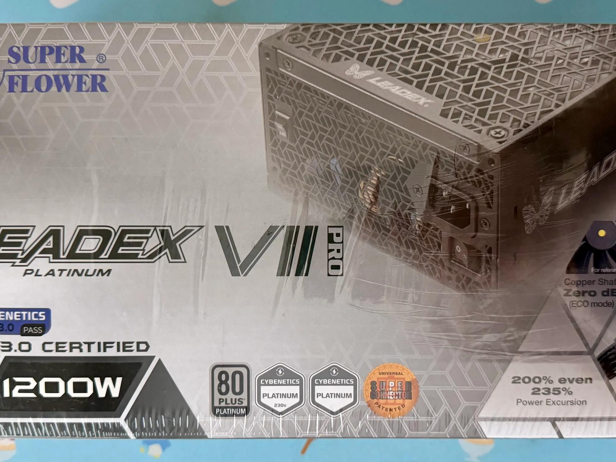 BNIB 1200W Leadex VII XP PRO Super Flower 80+ Platinum PSU