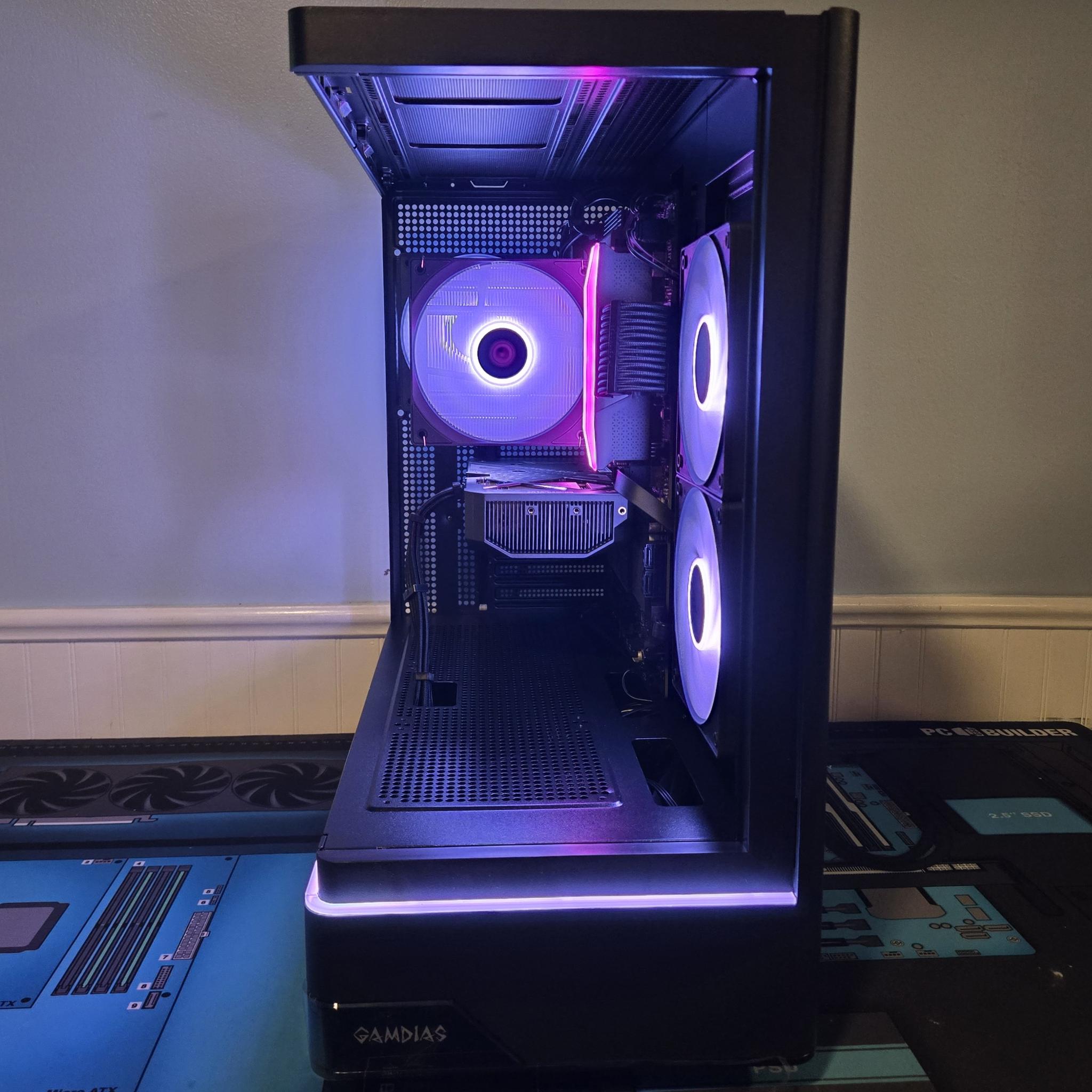 Dark Curve 1080p/1440p PC|Ryzen 5 7500F|RTX 5060TI 8GB|1TB NVME|16GB DDR5|Wifi/Bt|Win 11 Pro