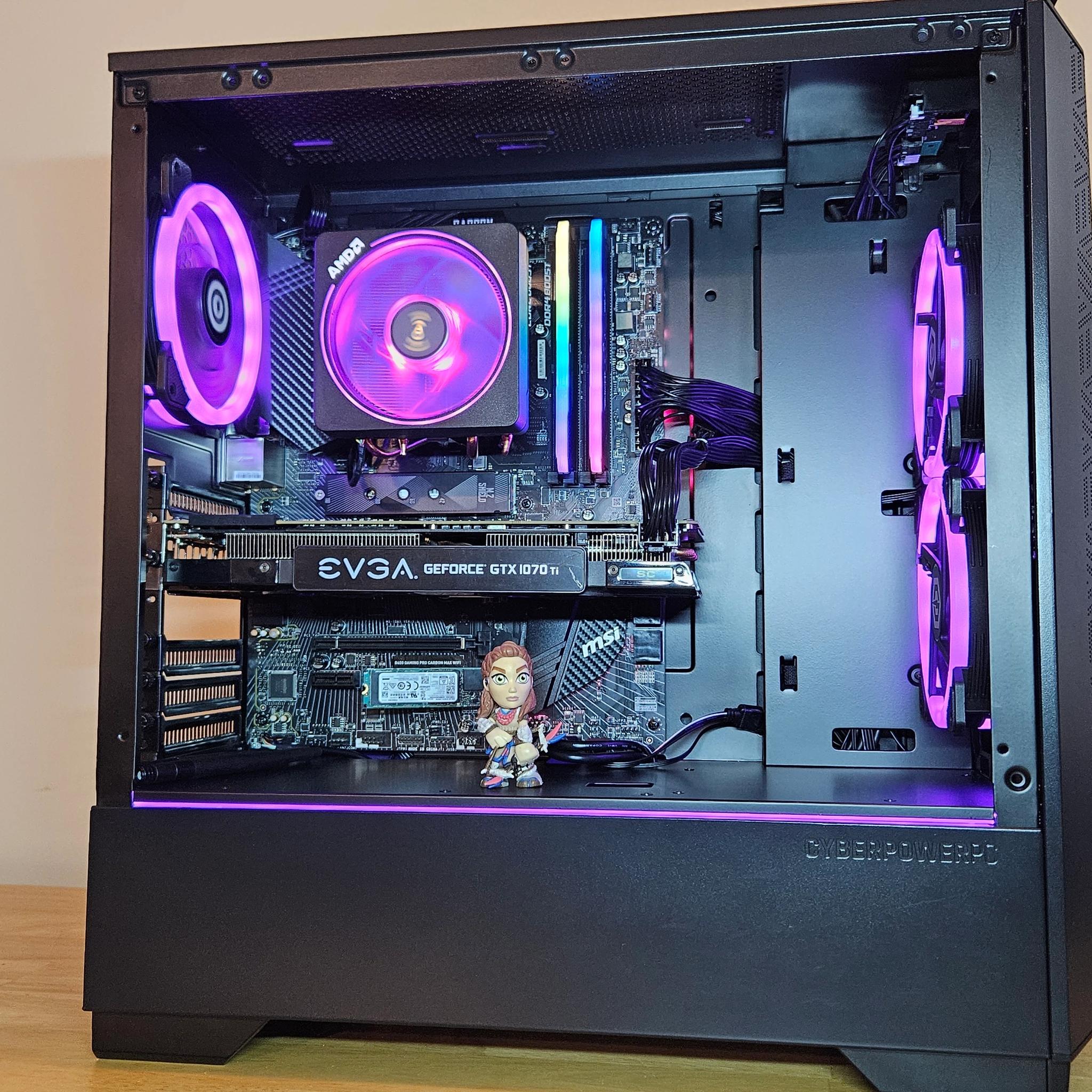 1080P Gaming PC |Ryzen 7 2700X|GTX 1070 TI 8GB|Windows 10 (Activated)|1TB NVME|16 GB 3200 Mhz|WIFI