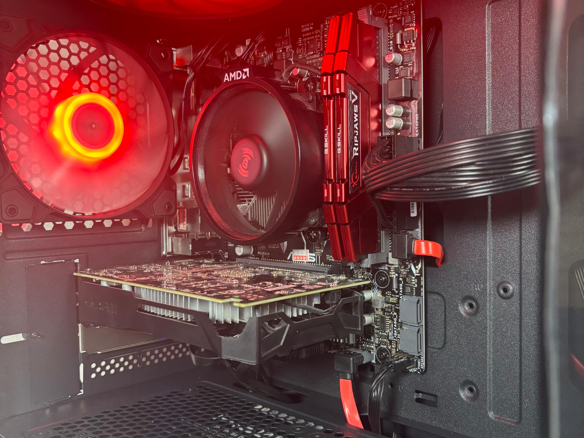 🔴⚫️ | Ryzen 5 1600 + GTX 1050Ti | 16GB | WiFi & BT INCLUDED