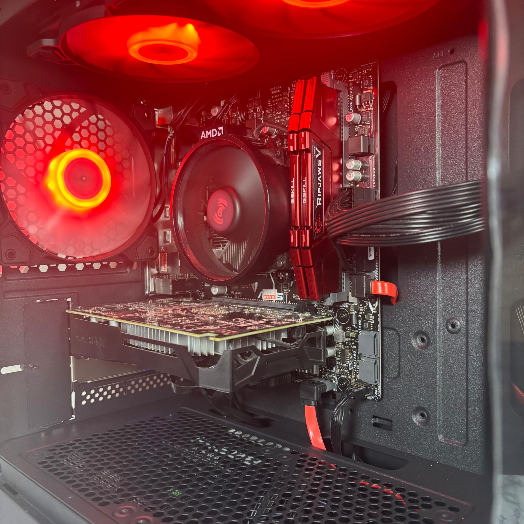 🔴⚫️ | Ryzen 5 1600 + GTX 1050Ti | 16GB | WiFi & BT INCLUDED