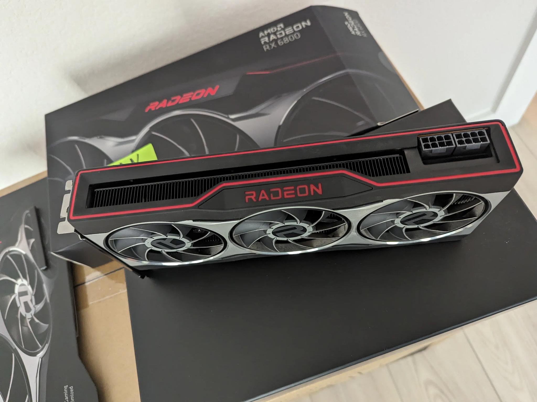 AMD Radeon RX 6800 Graphics Card Reference Model