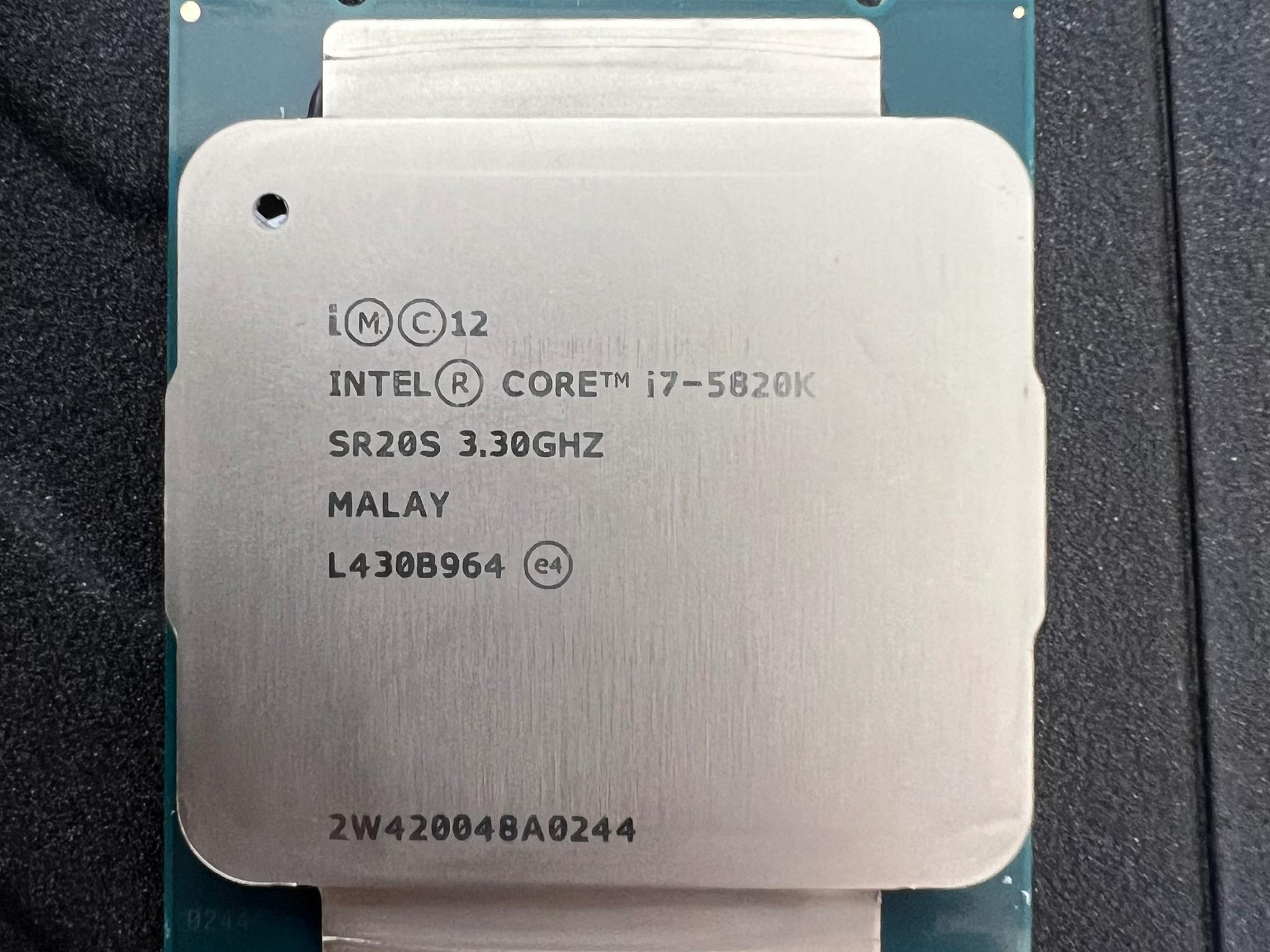 Intel Core i7-5820K 3.30GHz Socket LGA2011-v3 6-Core 12-Thread 12MB Desktop CPU SR20S