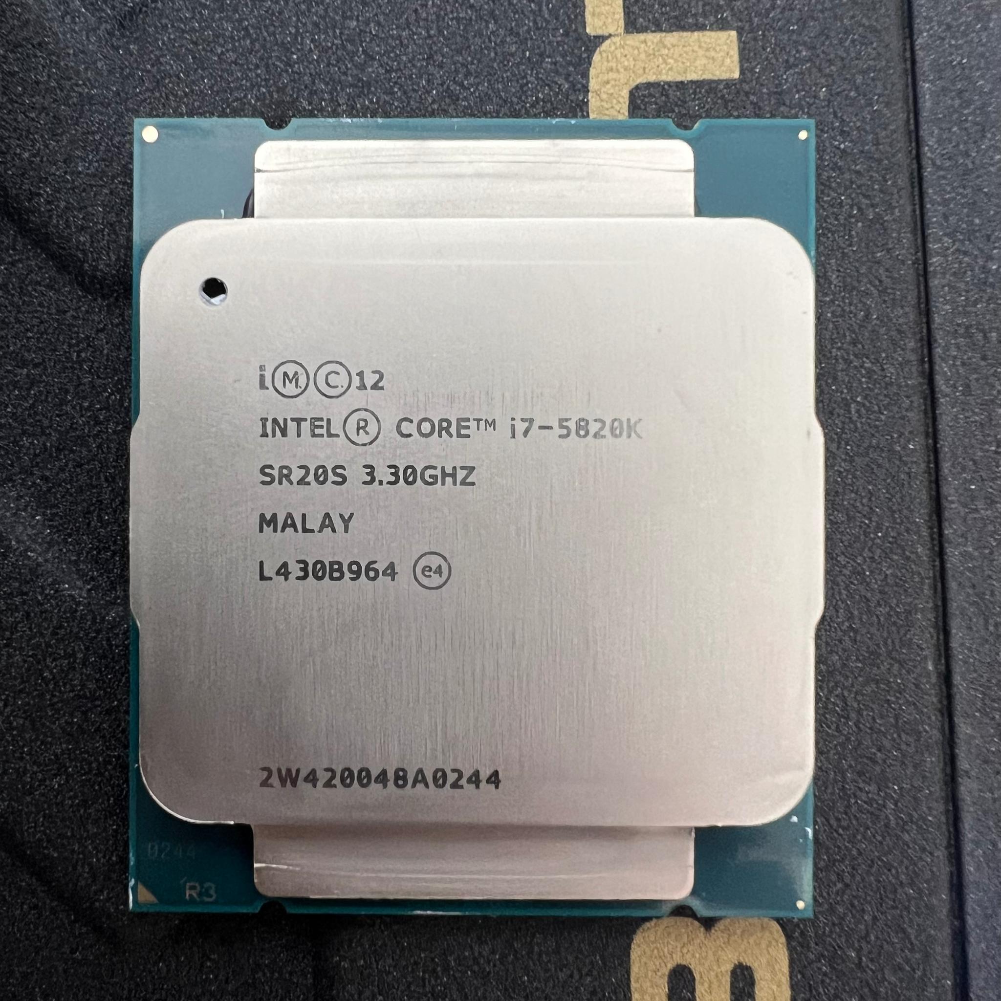 Intel Core i7-5820K 3.30GHz Socket LGA2011-v3 6-Core 12-Thread 12MB Desktop CPU SR20S