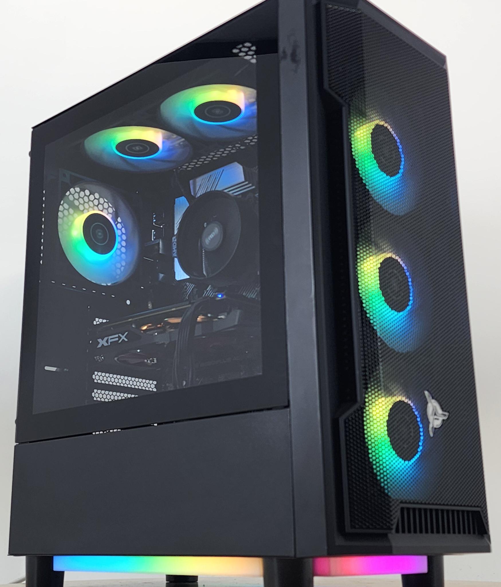 Gaming PC Ryzen 7 3700X 16GB RAM 512GB SSD RX 580 8GB Windows 11 PC
