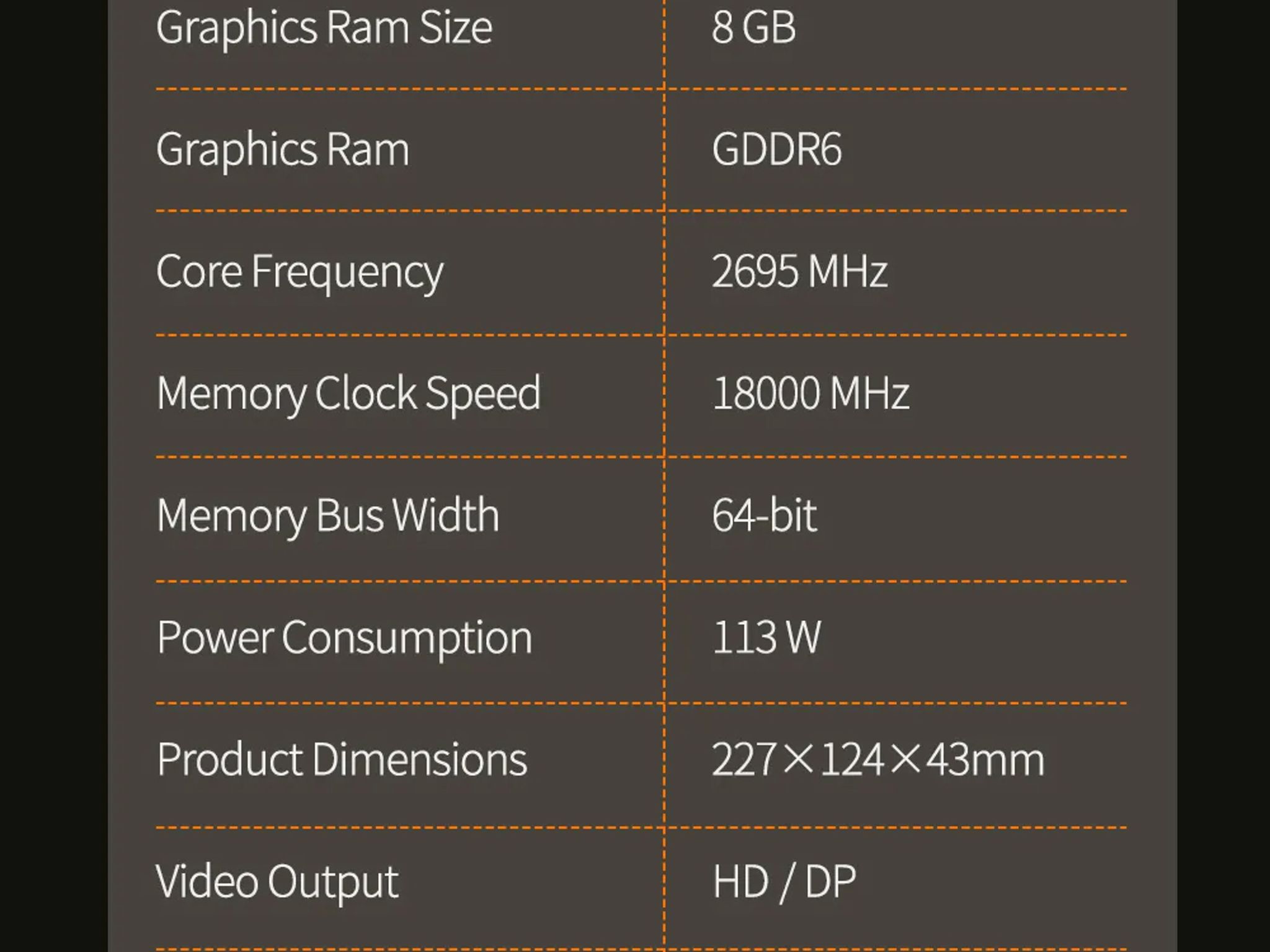 RX 6500 XT 8GDD6 ARMOUR Gaming Graphics Card