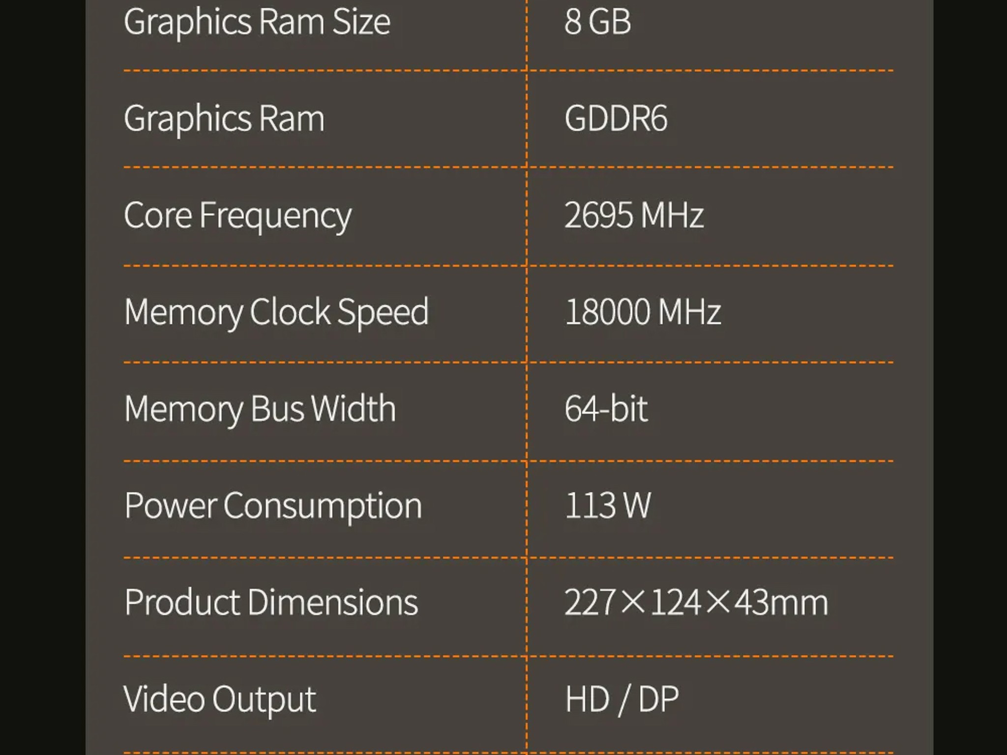 RX 6500 XT 8GDD6 ARMOUR Gaming Graphics Card