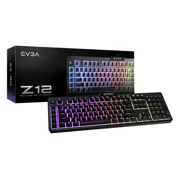 BNIB Evga Z12 RGB gaming keyboard 