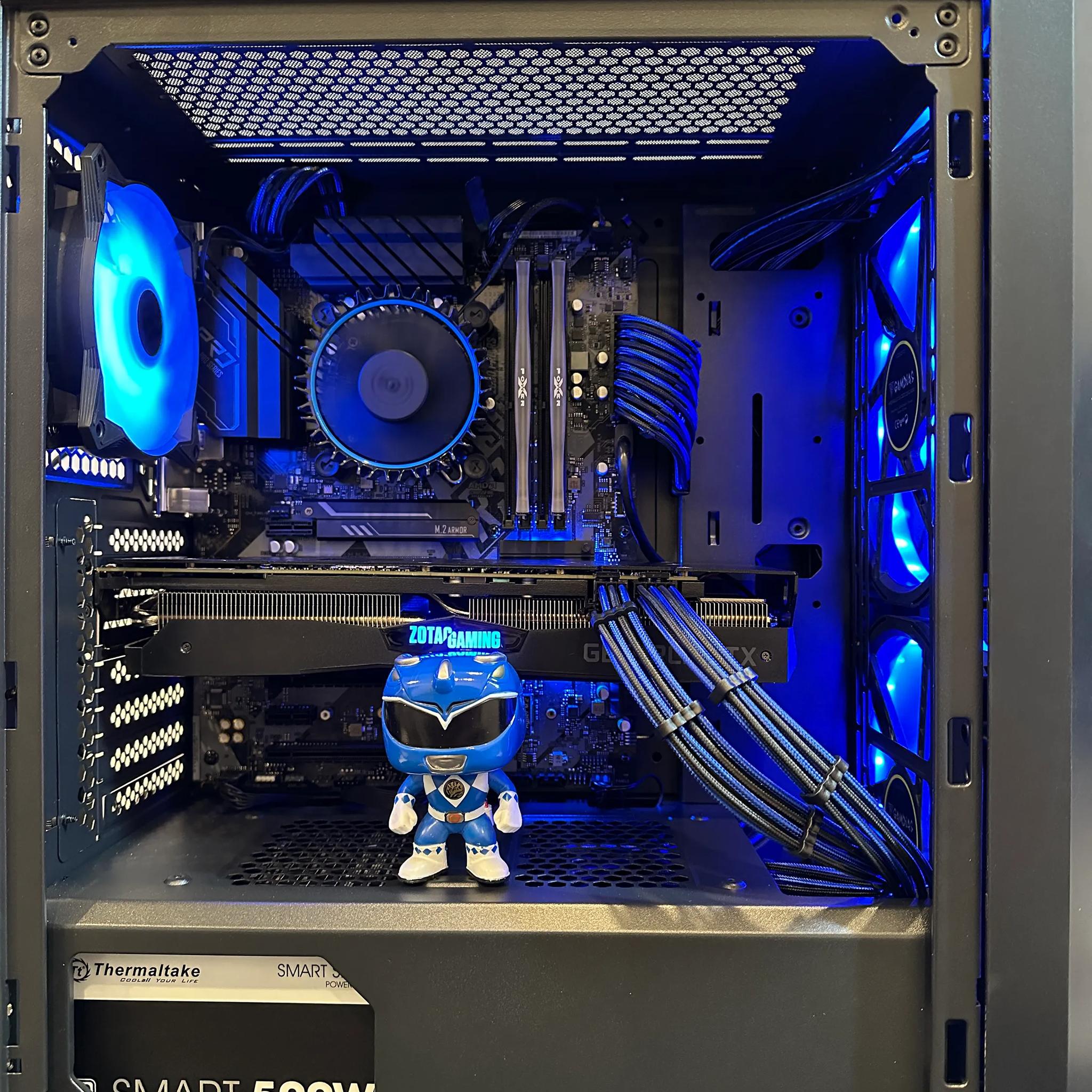 💙☃️❄️||Gaming PC-NVIDIA RTX 2070 8GB GDDR6 DLSS Ray Tracing-Intel i5-12400F -32GB DDR4 RAM- 1TB SSD