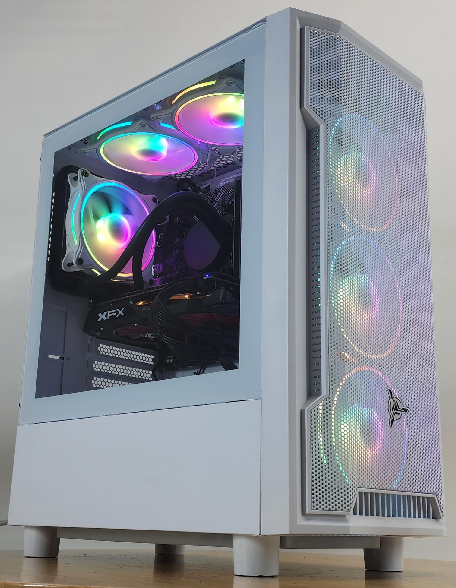 Gaming PC i3-10105F 8GB RAM 128GB SSD + 500GB HDD RX 570 8GB Windows 11 Computer