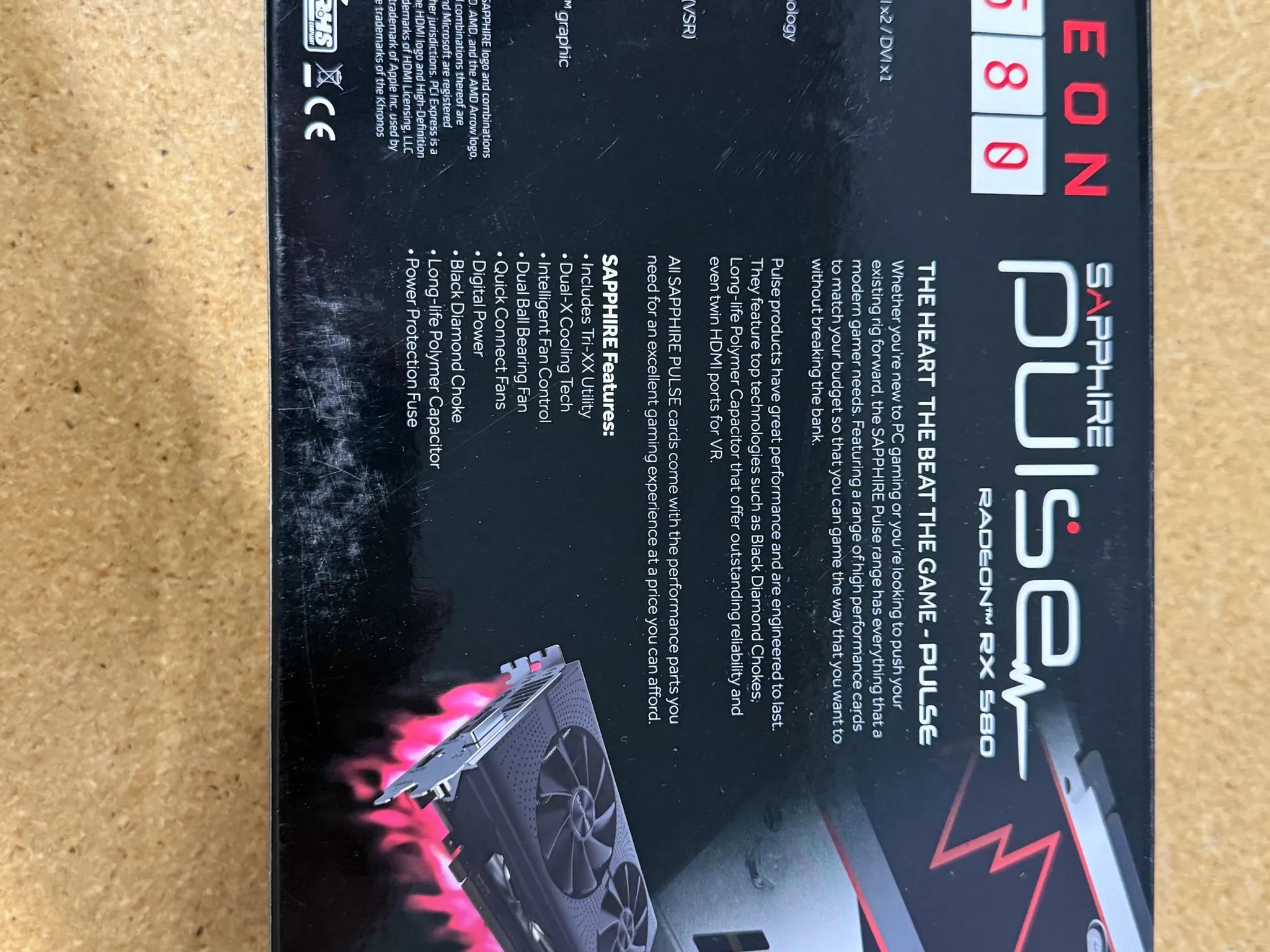 Sapphire Radeon Pulse RX 580 4GB