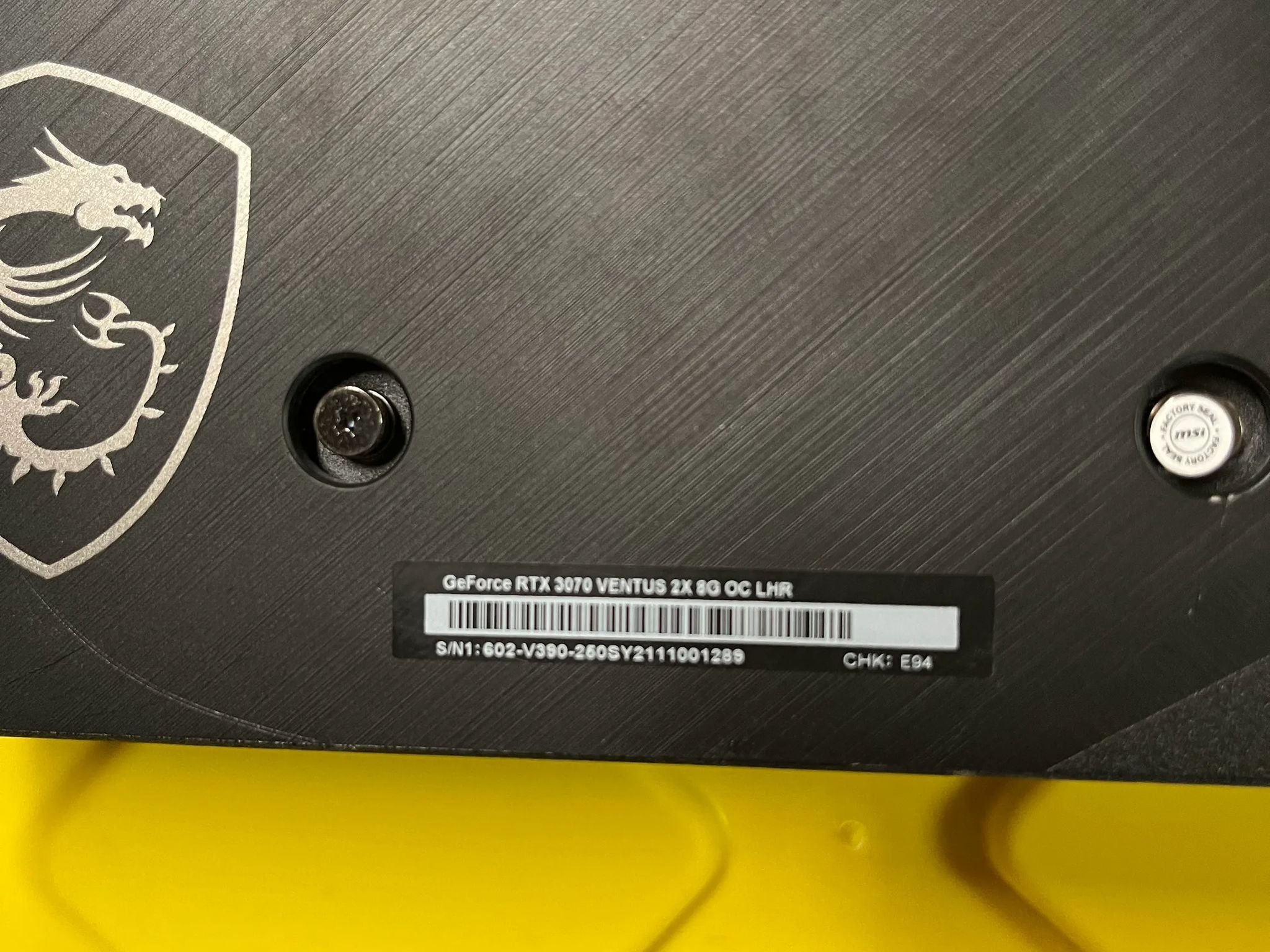 MSI GeForce RTX™ 3070 VENTUS 2X OC