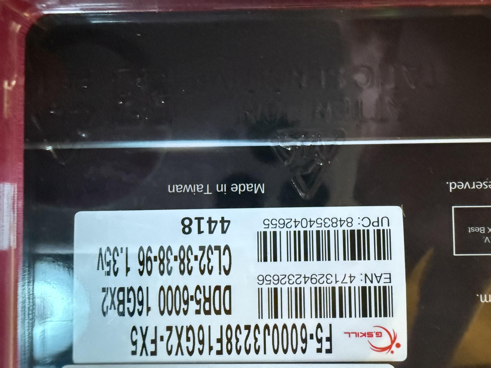 32 GB (2X 16 GB) G.Skill Flare X 5 CL 32 RAM