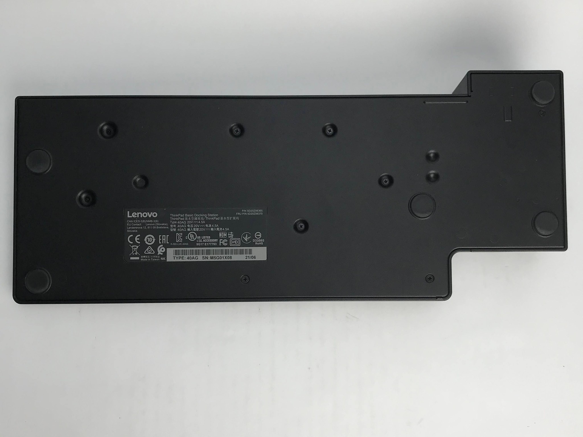 Lenovo ThinkPad Basic 90W Docking Station 40AG | w/ 90w ADAPTER | Genuine OEM