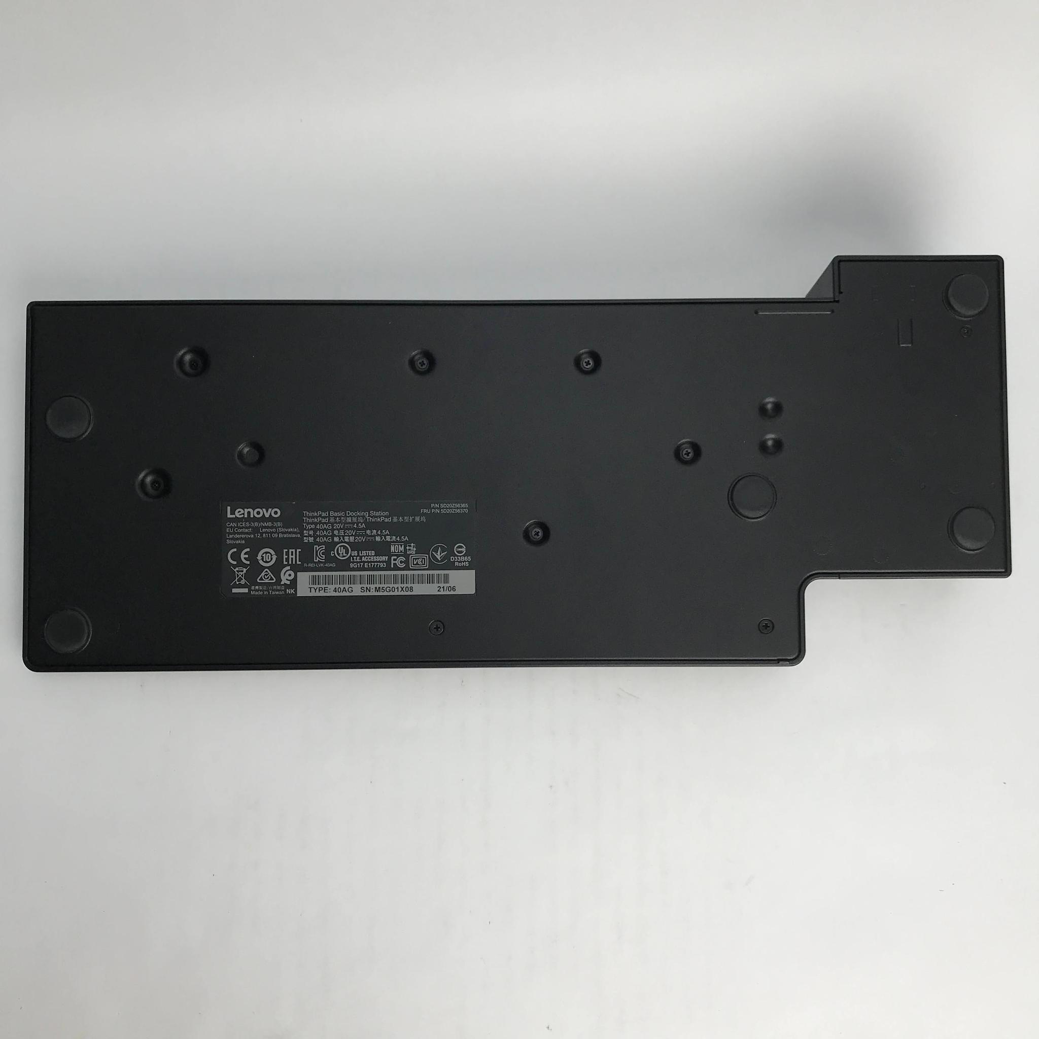 Lenovo ThinkPad Basic 90W Docking Station 40AG | w/ 90w ADAPTER | Genuine OEM