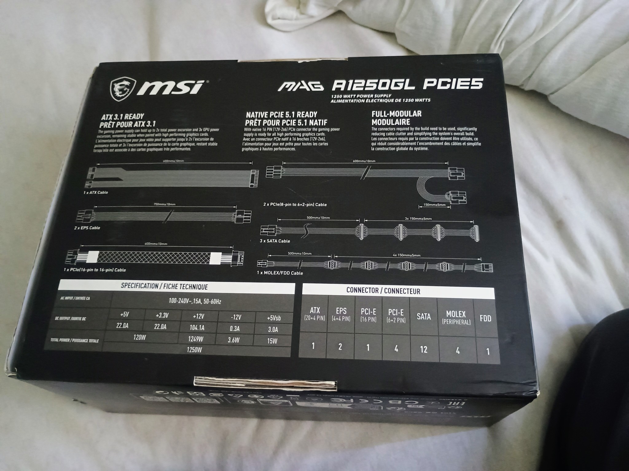 Msi 1200w psu