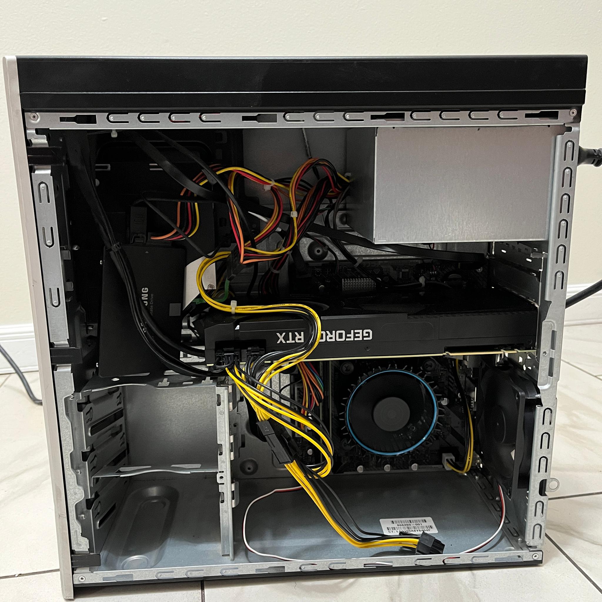 NVIDIA RTX 2080, Intel Core i5-12400, 16GB RAM, 1TB SSD - Sleeper HP Modded Gaming PC w/ Wi-Fi