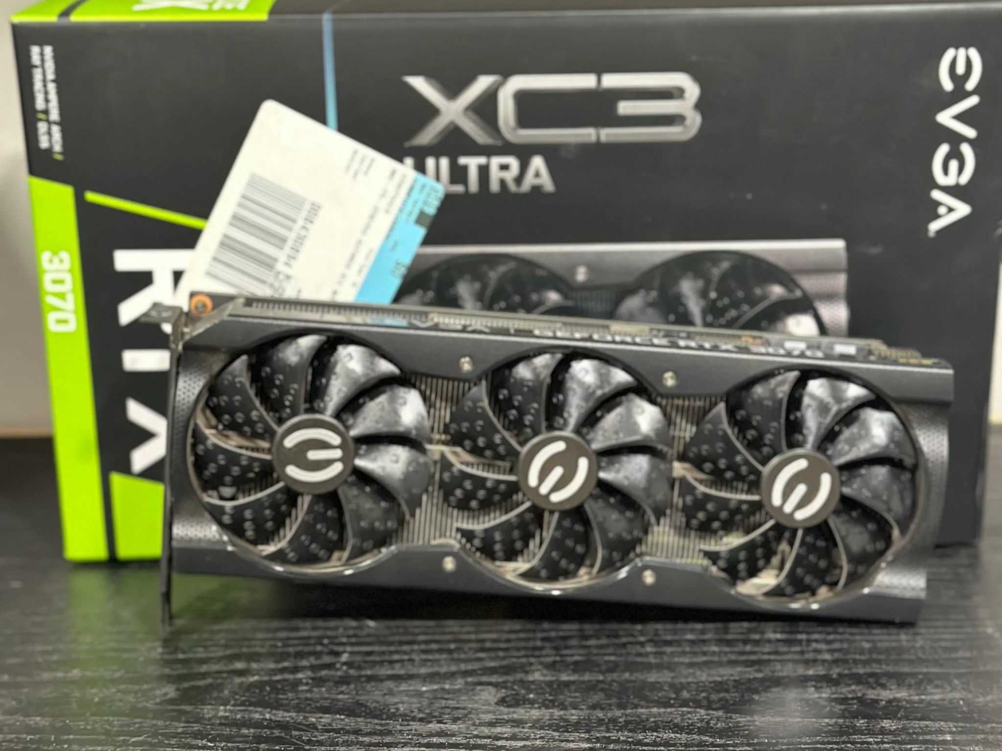 EVGA GeForce RTX 3070 XC3 ULTRA GAMING Video Card, 8GB GDDR6, iCX3 Cooling, ARGB LED Metal Backplate