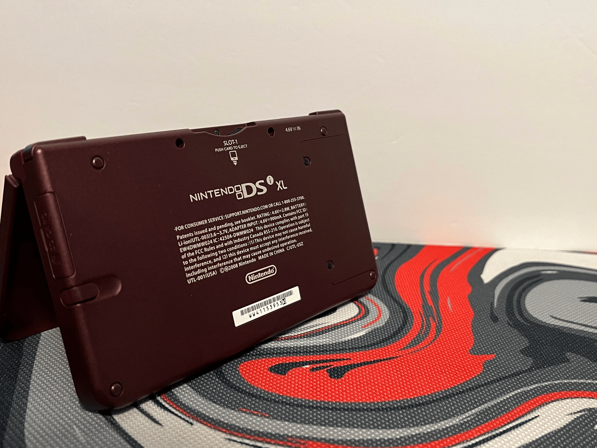 Nintendo DSi XL Burgundy  *BUNDLE*