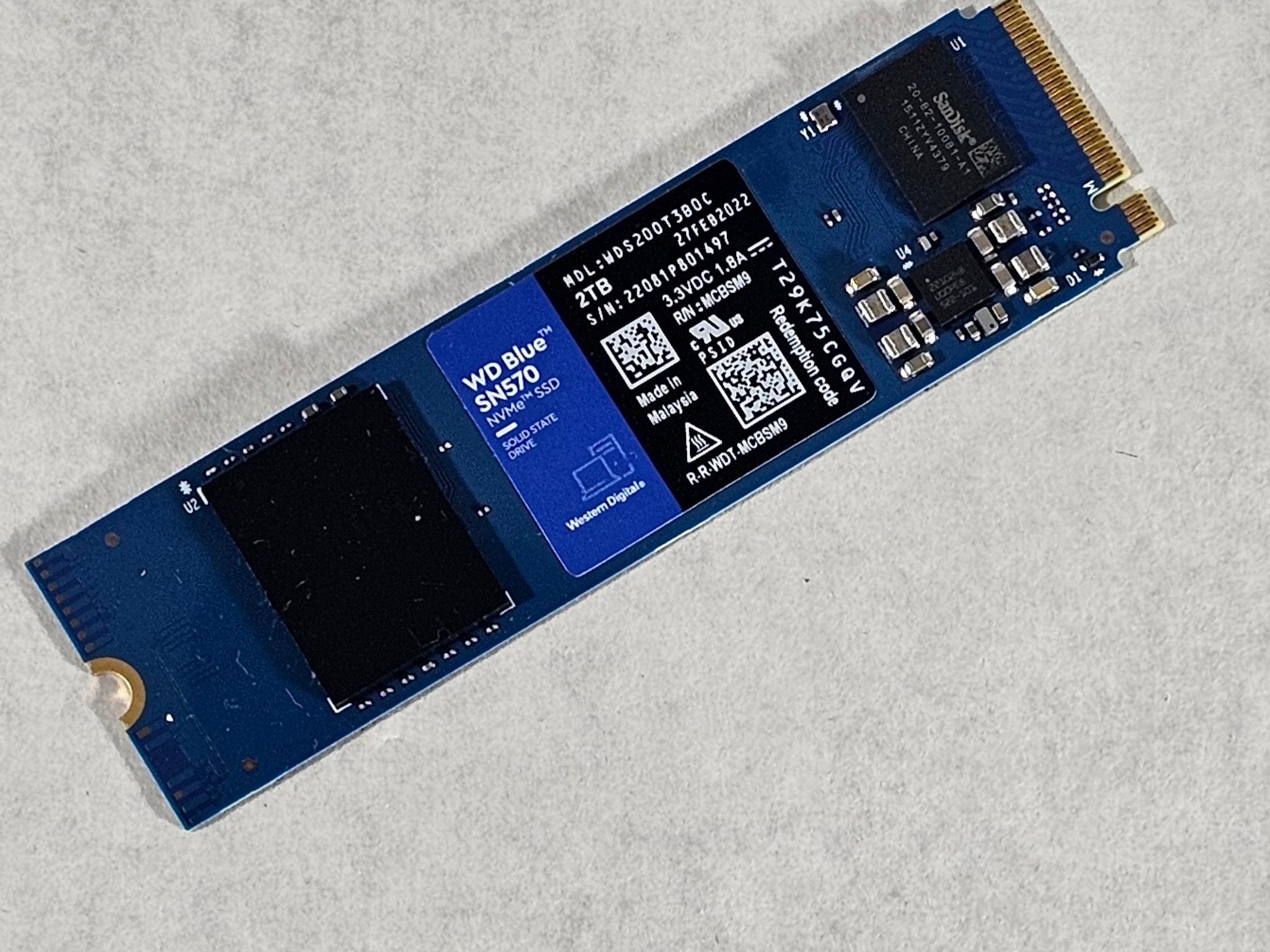 2TB NVMe M.2 SSD WD Blue SN570