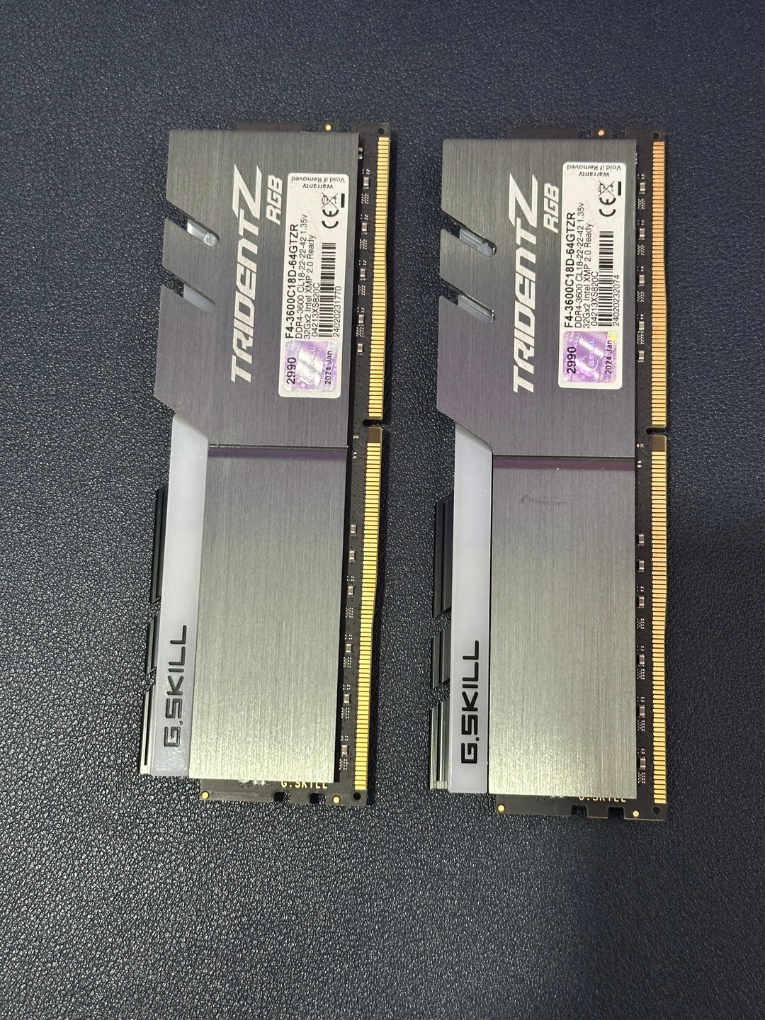 G.Skill Trident Z RGB DDR4 3600 CL18 RAM 64gb (2x32) | Jawa