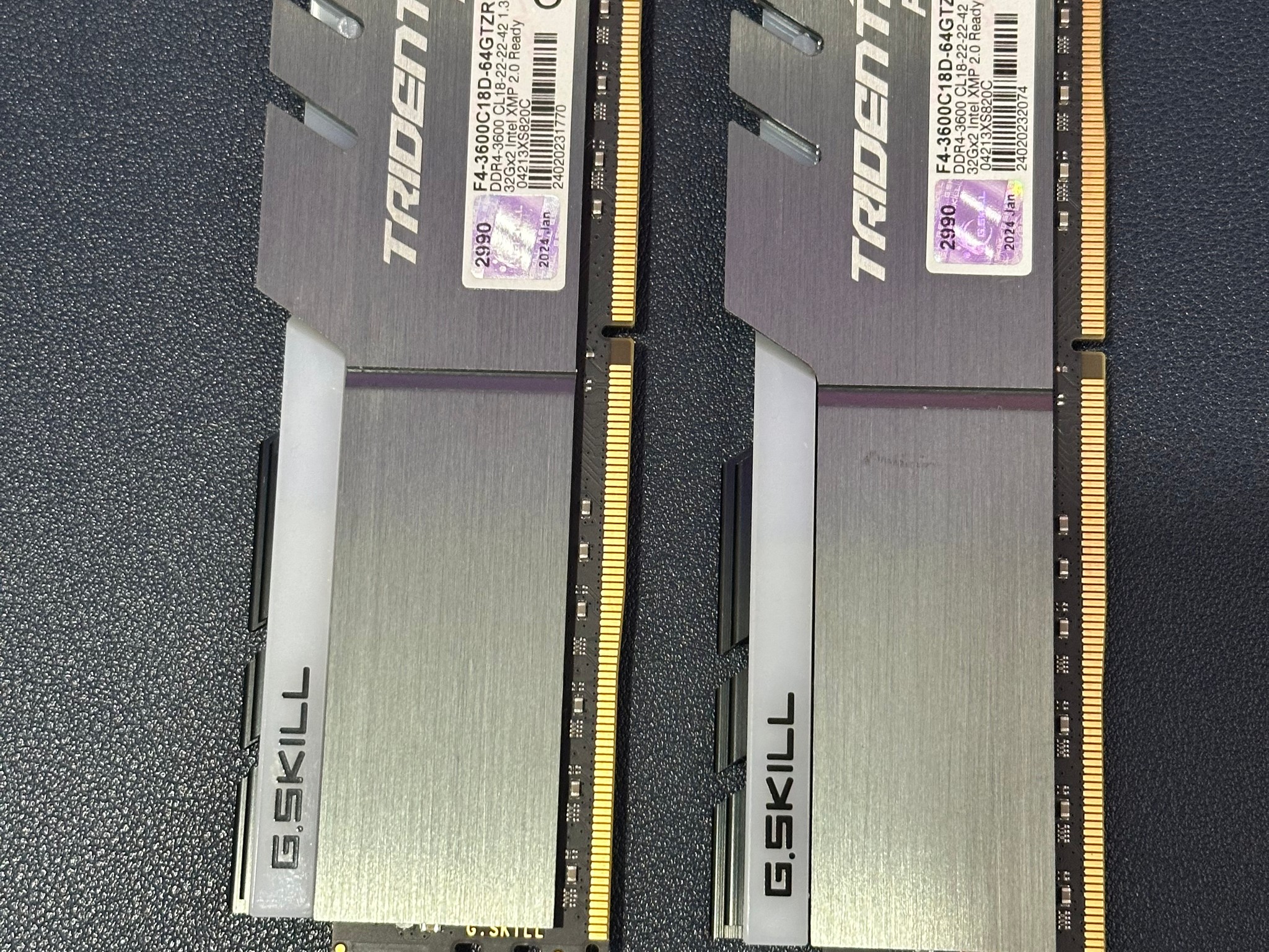 G.Skill Trident Z RGB DDR4 3600 CL18 RAM 64gb (2x32)