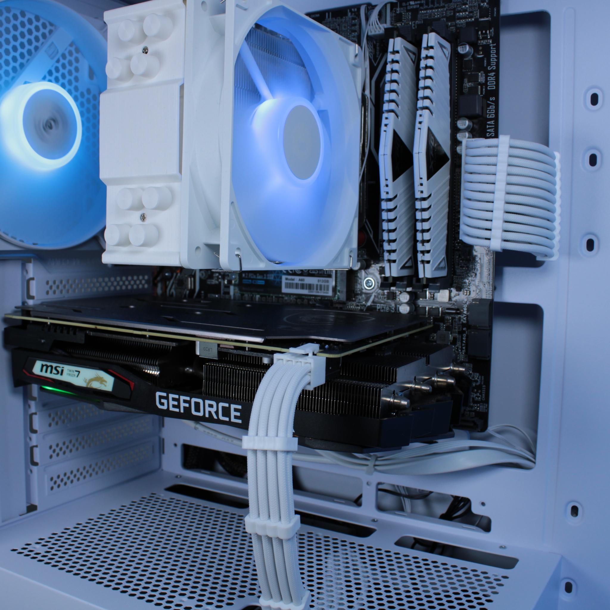 MSI 1660 Super | Ryzen 5 2600 | White XMP 16GB Ram | 512GB NVMe | Win 11 activated | Wifi