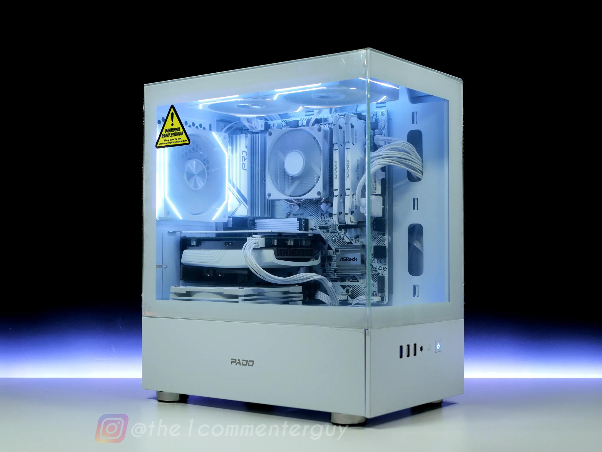 🧊|RTX 4060, Ryzen 5 3600 White gaming PC