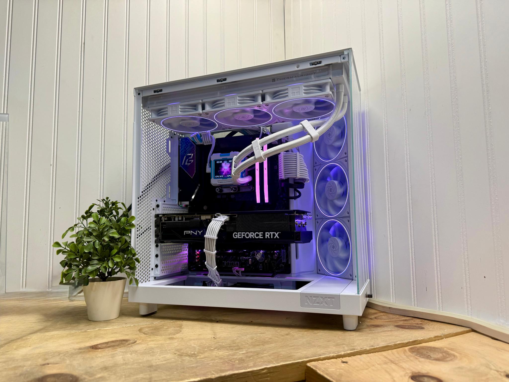 White Warrior 1440/4K  265k/RTX 5070 Ti/2TB nvm/32g DDR5/360mm AIO/850watt psu