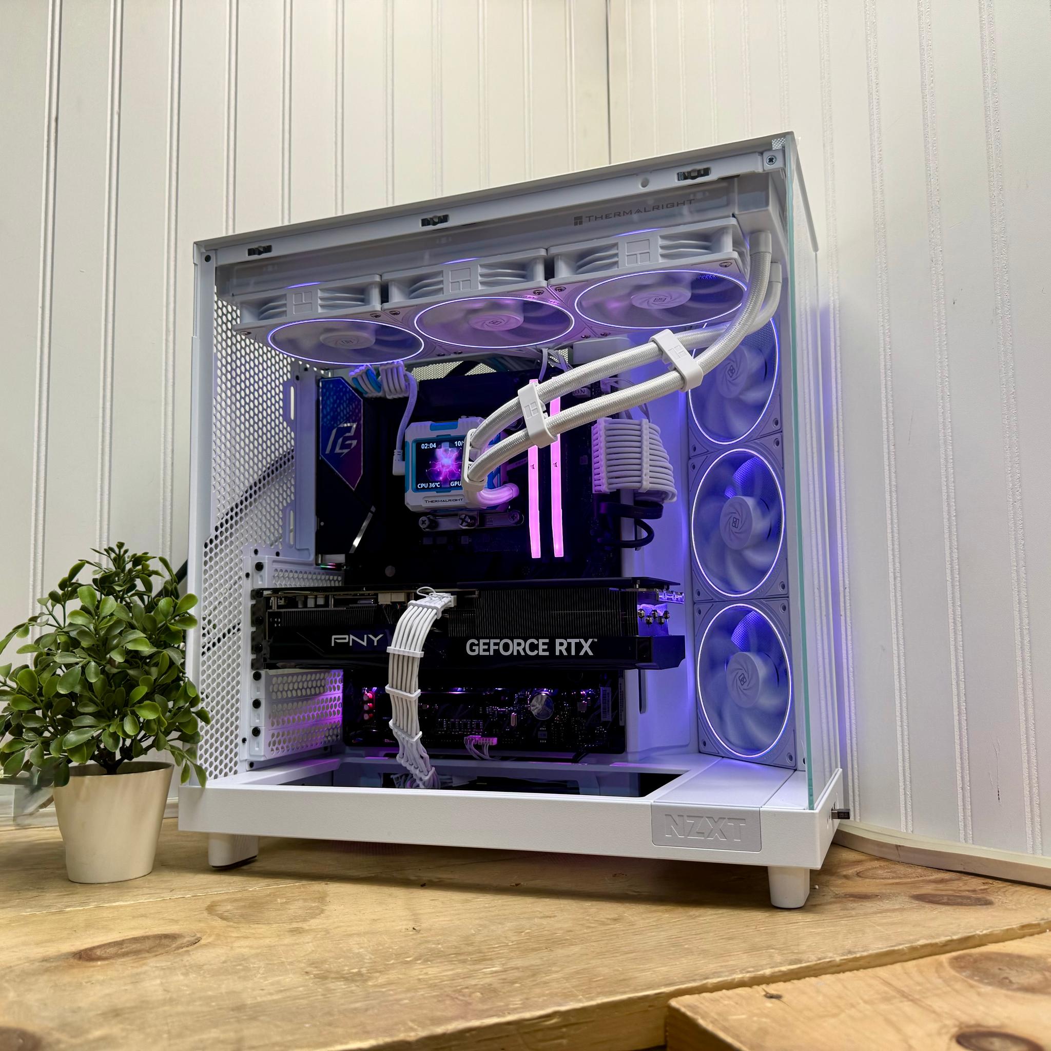 White Warrior 1440/4K  265k/RTX 5070 Ti/2TB nvm/32g DDR5/360mm AIO/850watt psu