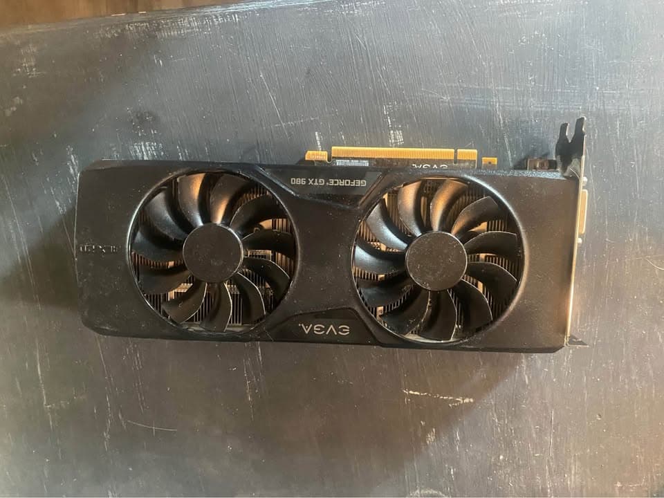 *GOOD CONDITION* Nvidia EVGA GeForce GTX 980 4GB GDDR5 PCI Express Video Card $45 + Shipping