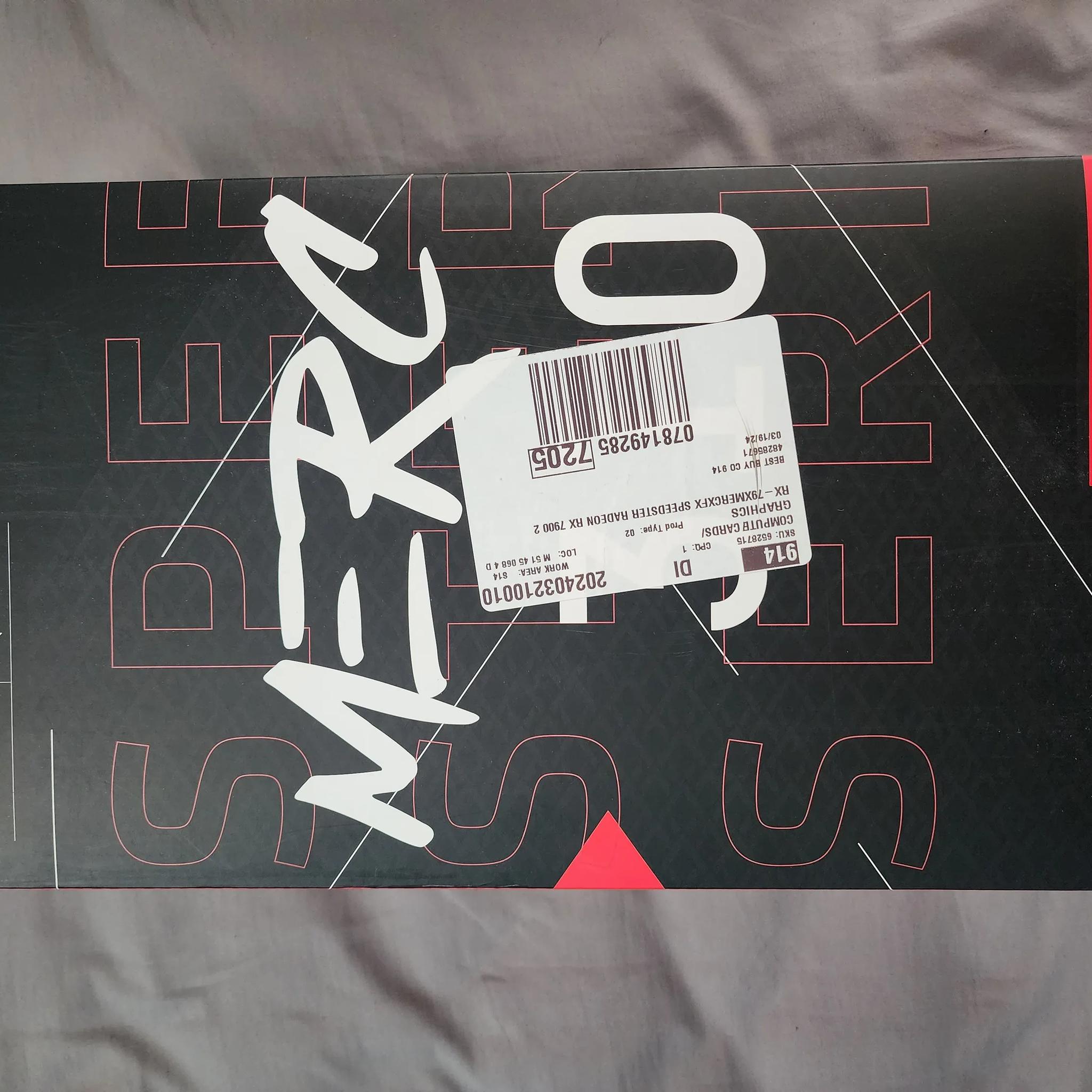 RX 7900XTX XFX merc 310 Black