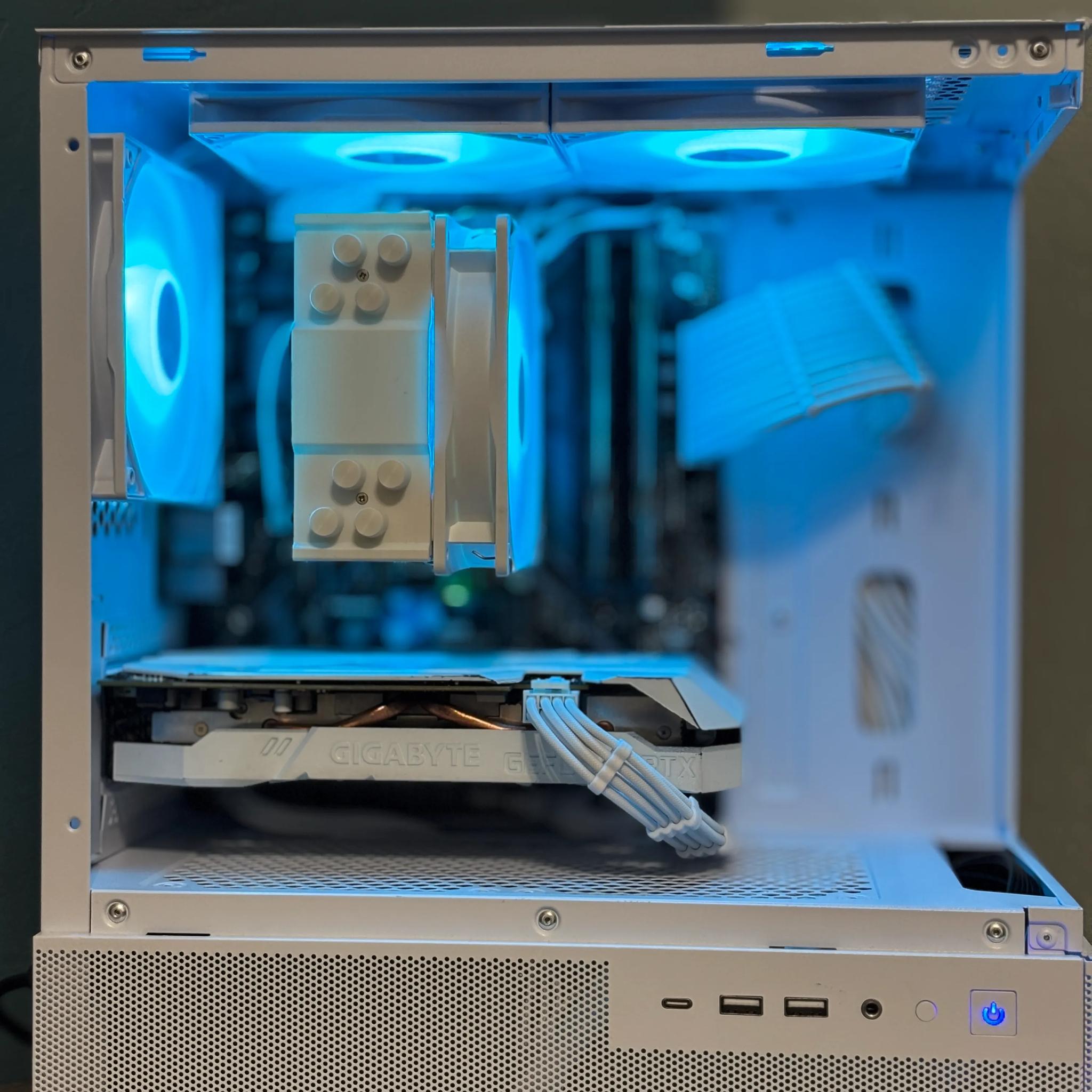 All White RTX Gaming PC