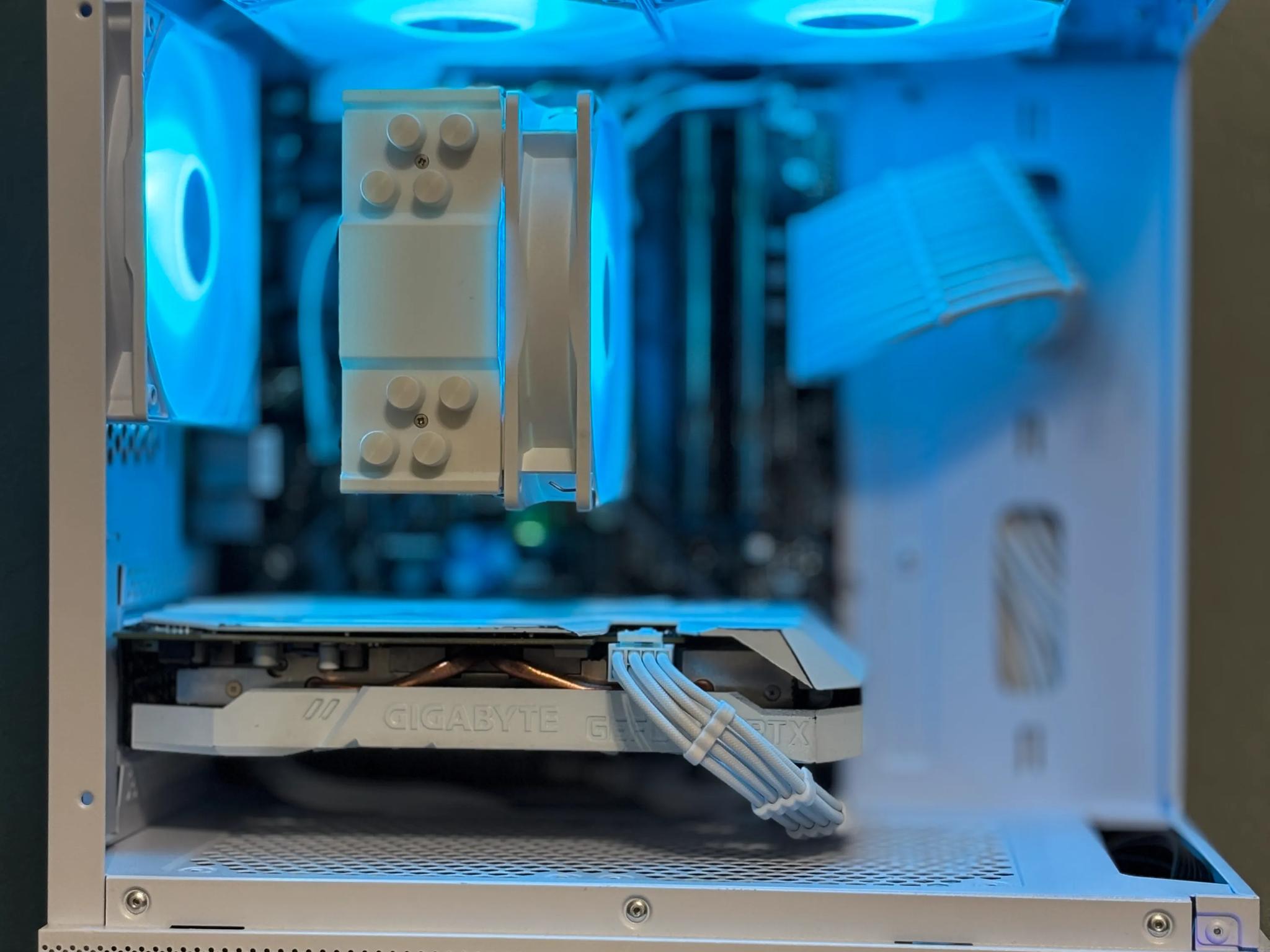 All White RTX Gaming PC