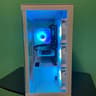 White GLASS Gaming PC| Intel i5 / Amd RX580 / 8GB / 500GB SSD Win 10 Pro WiFi
