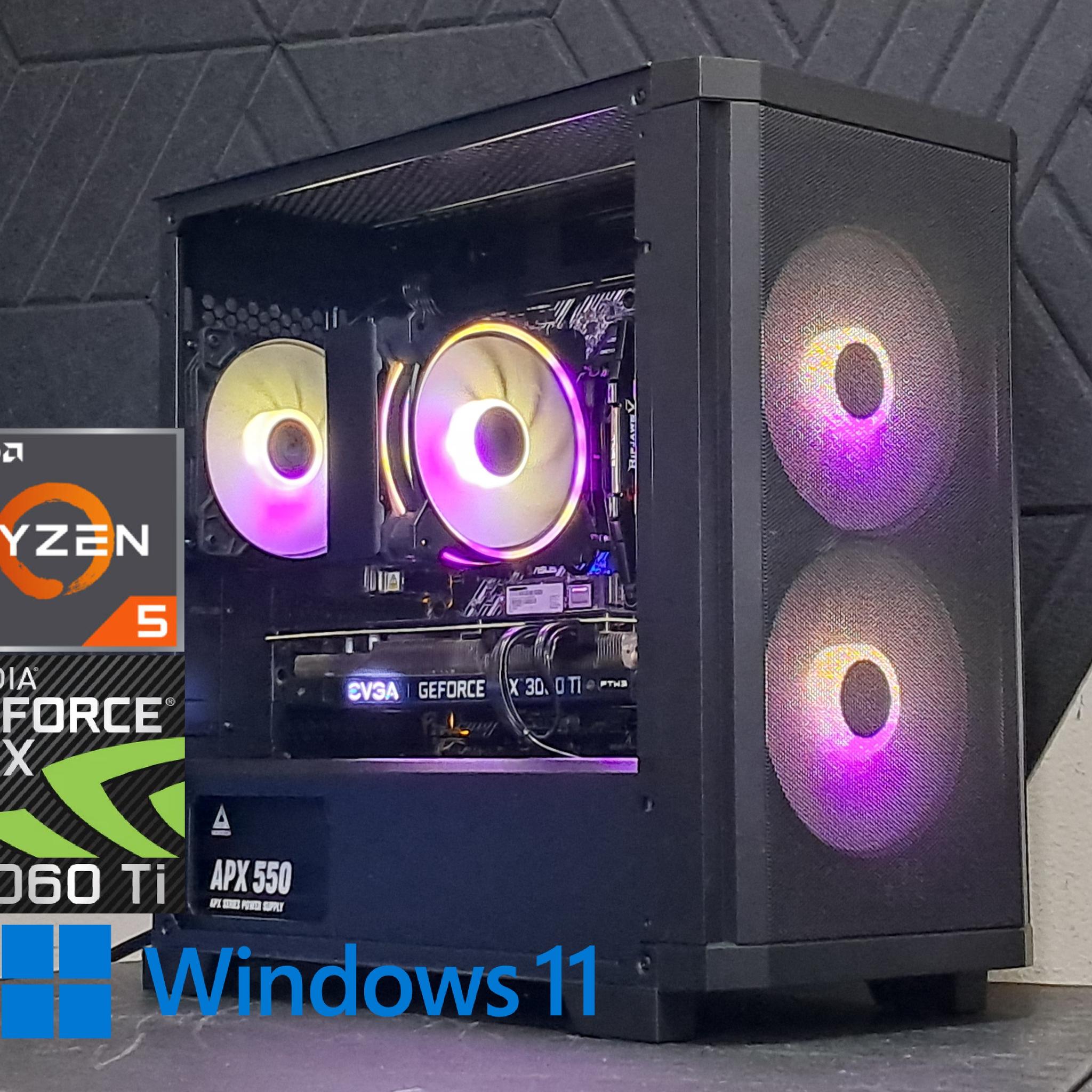 RTX Gaming PC | 3060 Ti | Ryzen 5 3600 | 16GB DDR4 | 1TB SSD | WiFi!