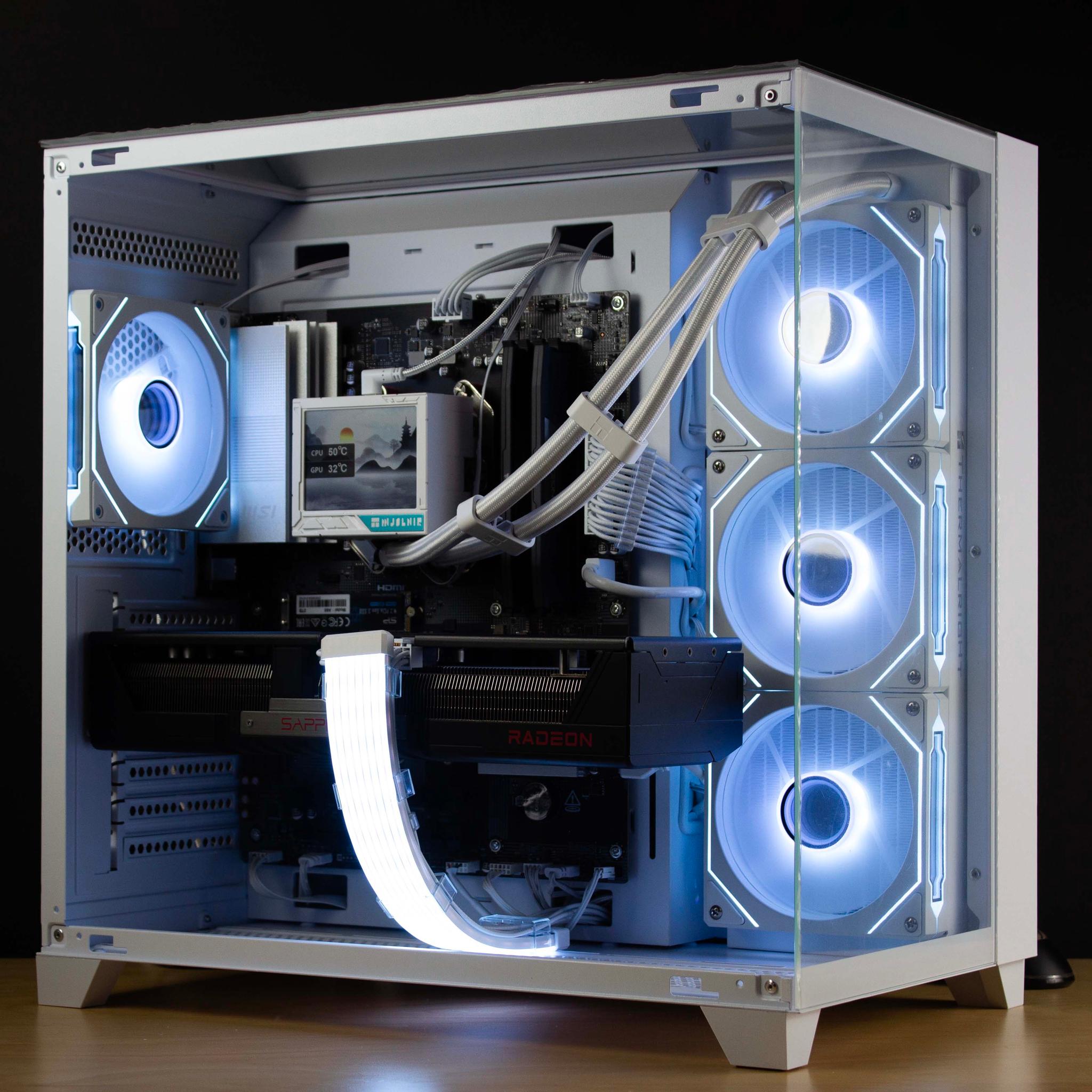 🧊⚡🗡️Blizzard V3 - 4K Gaming PC | RX 9070 XT 16GB, Ryzen 7 7800X3D, 32GB RAM, 2TB NVMe SSD | 🧊⚡🗡