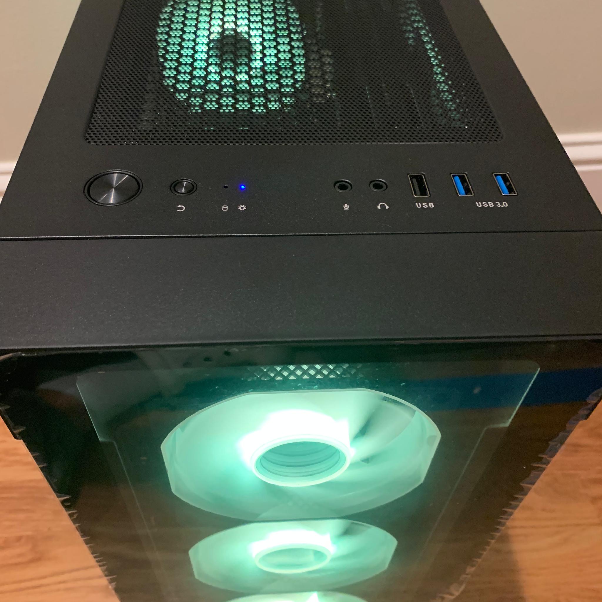 NVIDIA GTX 1070 i7 6700K CUSTOM RGB GAMING PC 16GB RAM 512GB SSD WINDOWS 10 INSTALLED