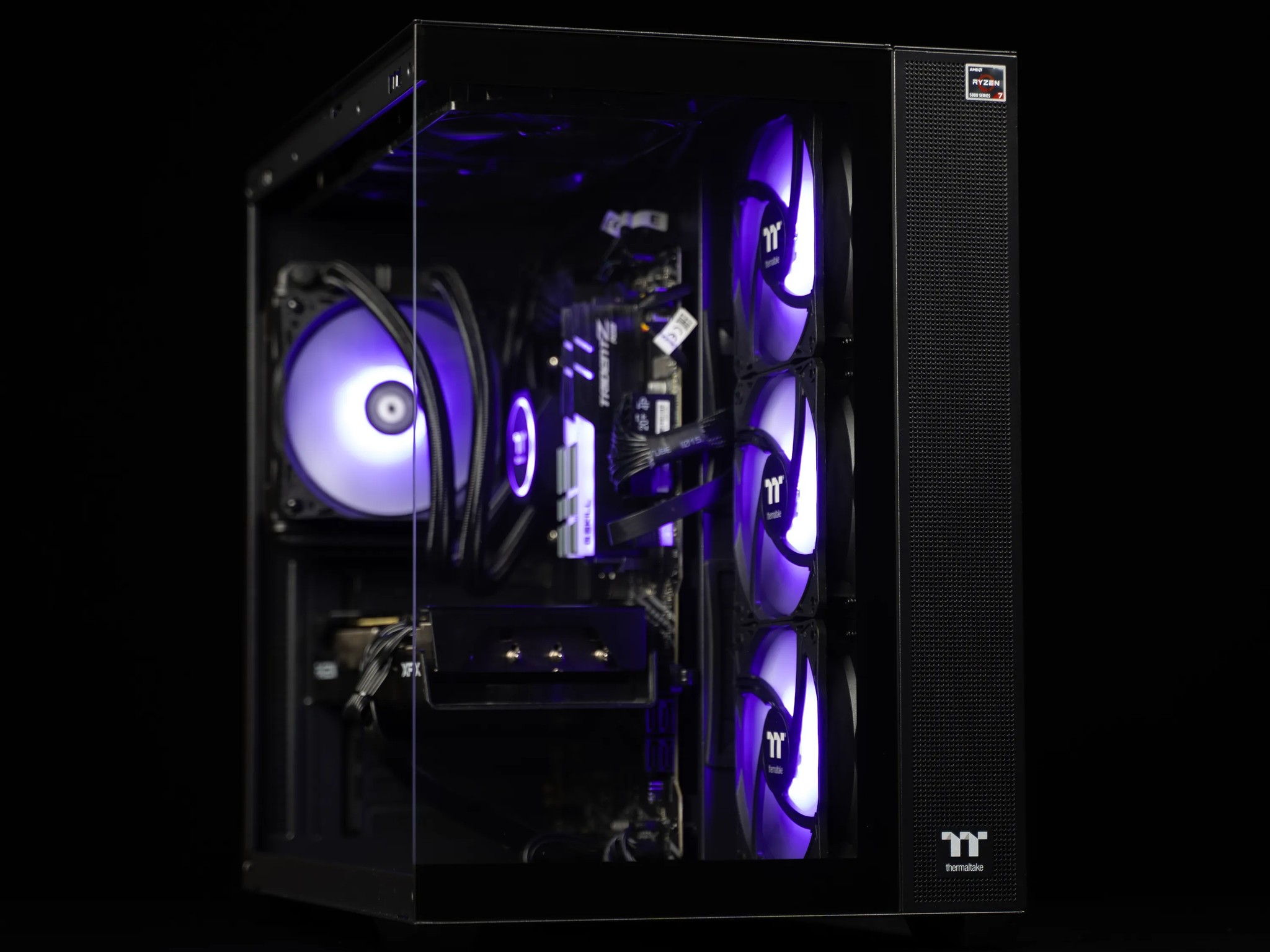 “ExecDeux” RX 7600 XT Ryzen 7 32GB Windows 11 Pro 1TB Gaming PC Powerhouse