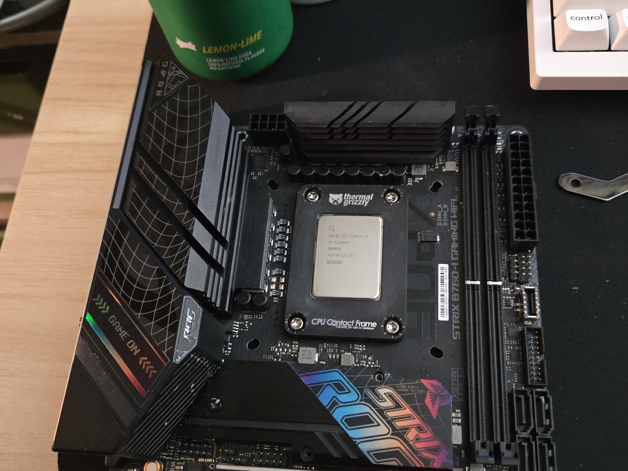 ROG STRIX b760i + i7-13700K