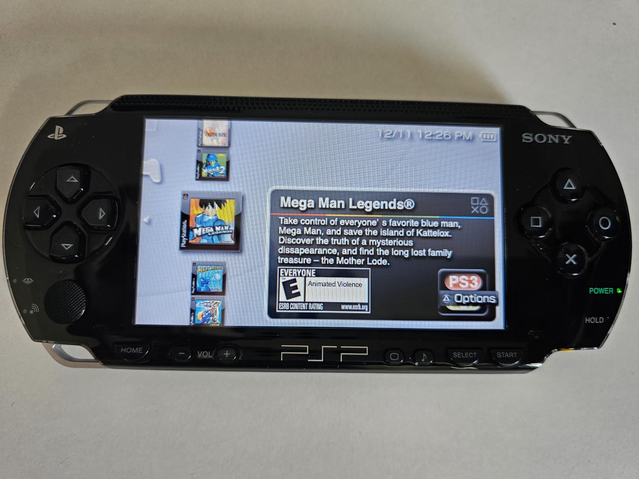 Sony PSP 1000 - CFW 40+ Games