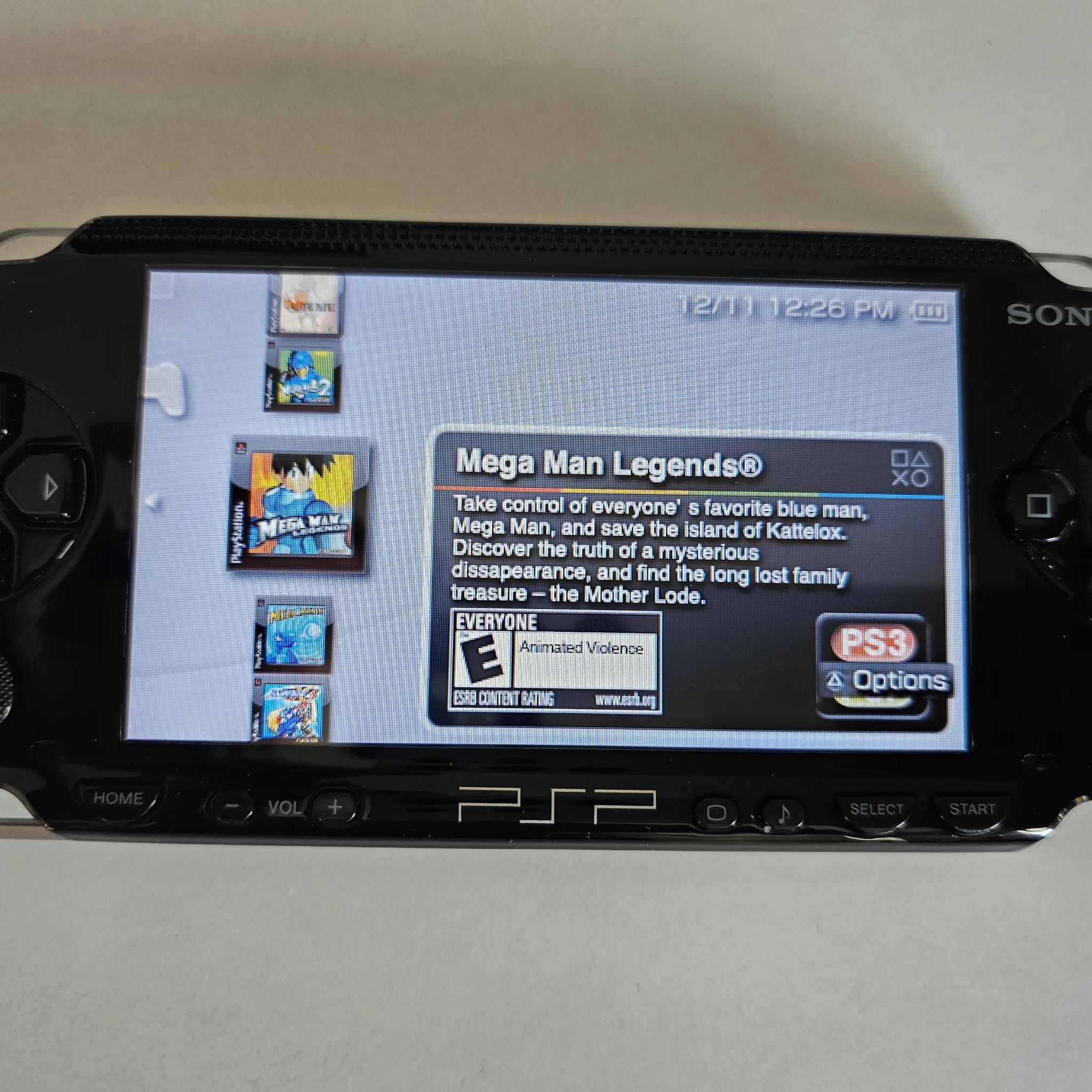 Sony PSP 1000 - CFW 40+ Games