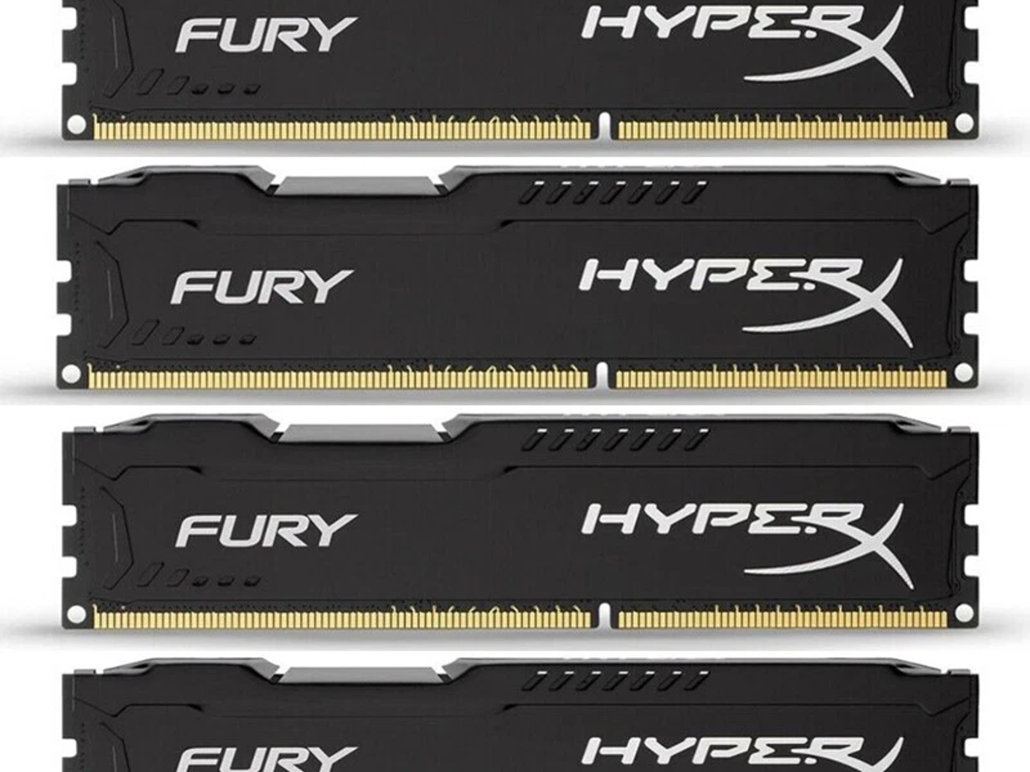 32GB Kingston HyperX Fury DDR3 RAM 4x8GB 1333MHz PC3-10600 Desktop Memory