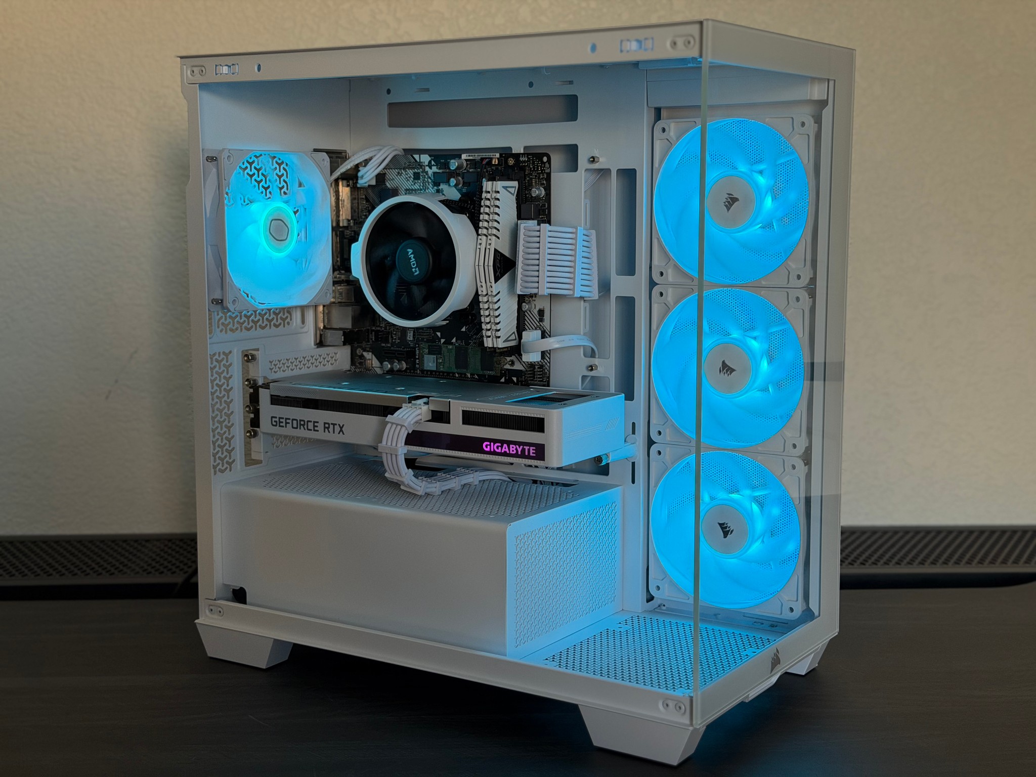 All White Gaming PC - RTX 3060 12GB | Ryzen 7 3700