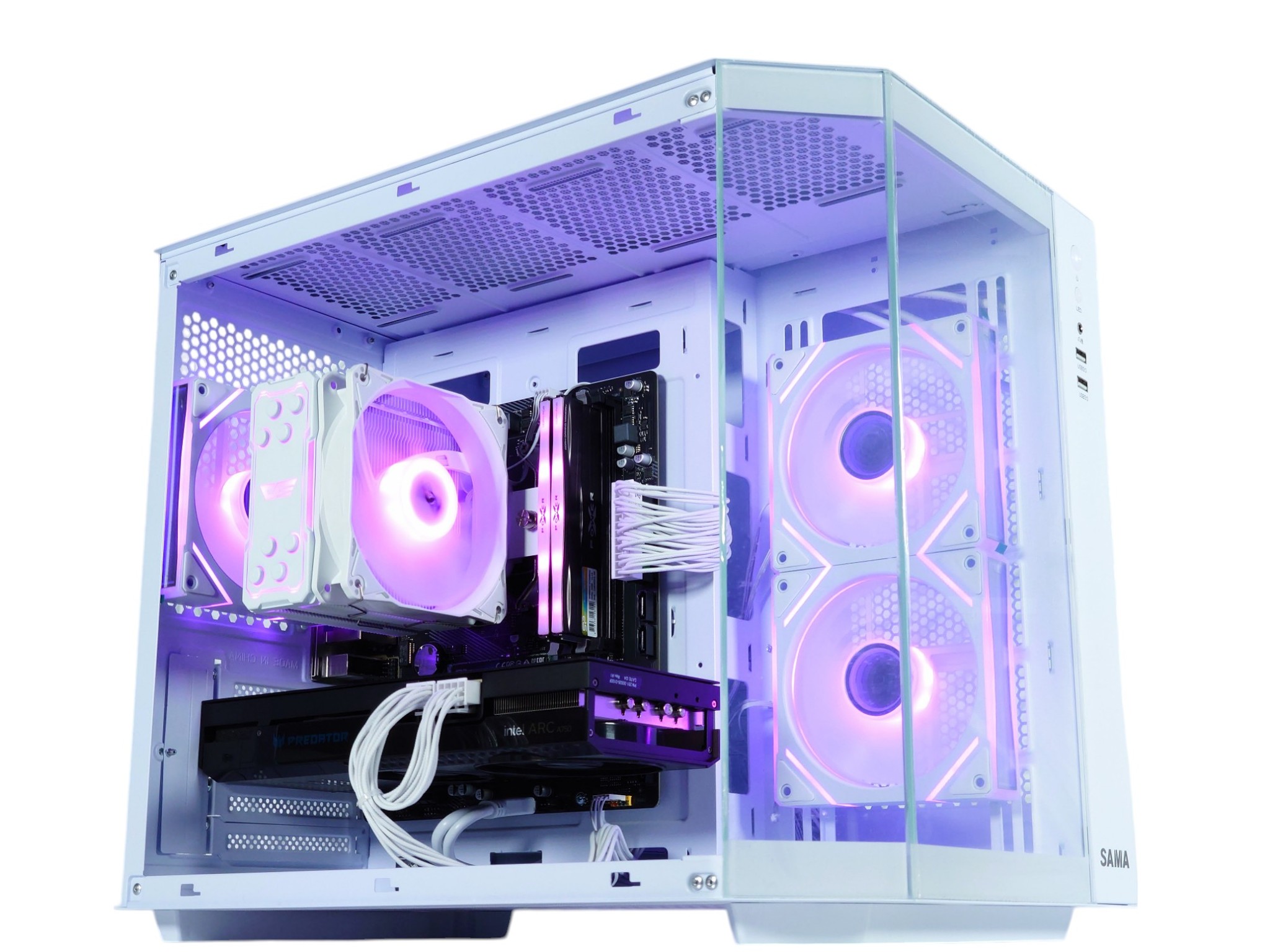 BiFrost❄️Gaming PC❄️Intel ARC 750 8GB❄️AMD Ryzen 5 3600 6 core❄️16GB DDR4❄️1TB NVME SSD