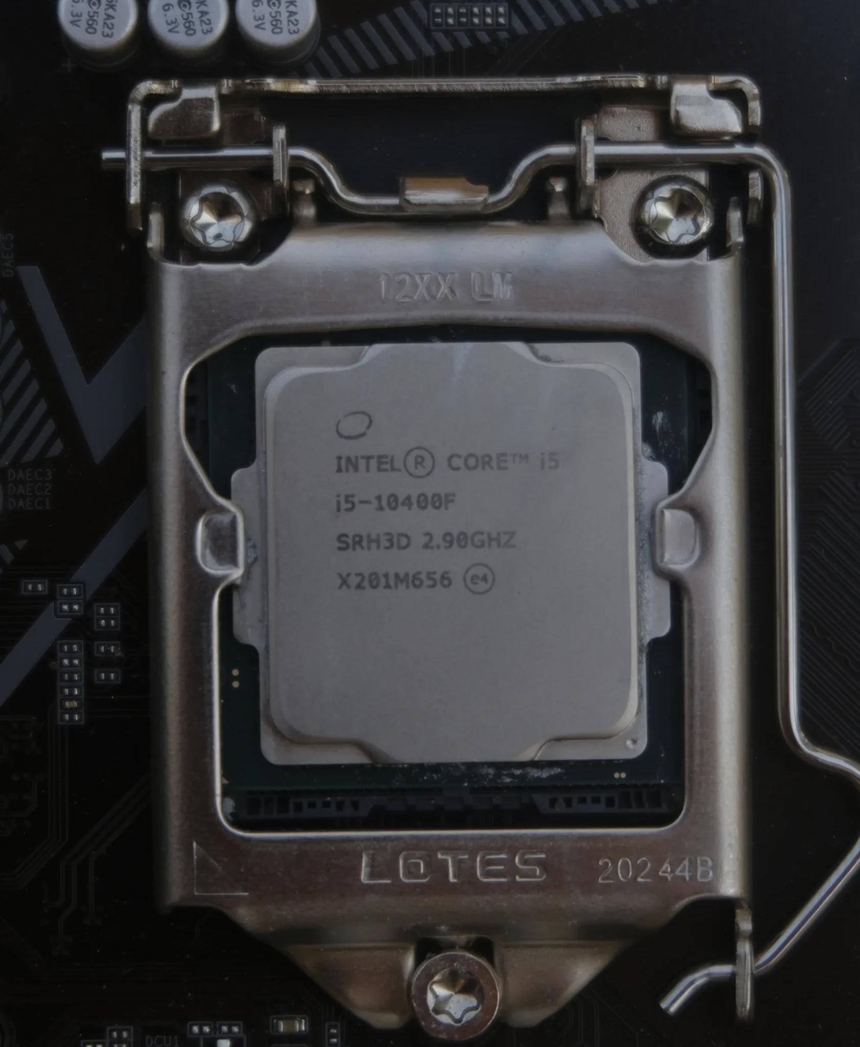 Intel Core i5 10400f w/ b460m motherboard